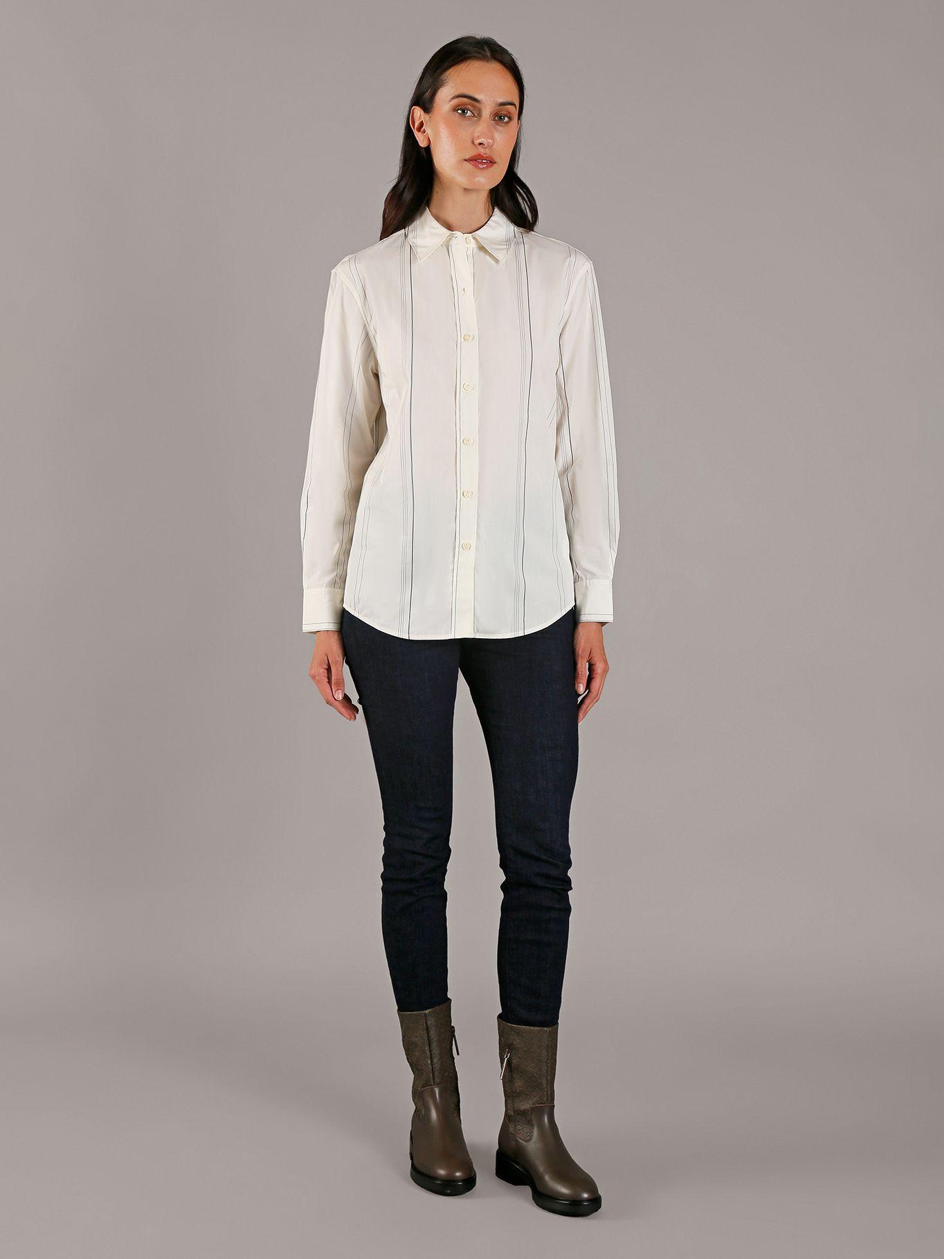 Camisa Cotton Regular Fit Blanco Calvin Klein-1
