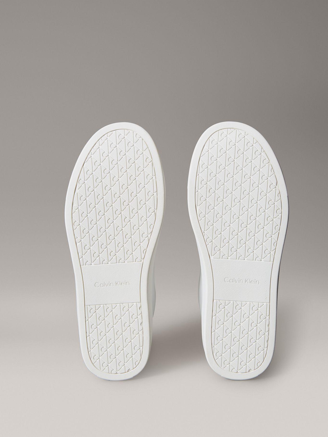 Zapatillas Classic de Cuero Blanco Calvin Klein-3