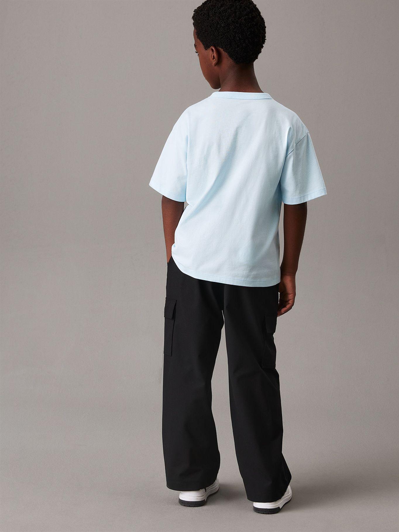 Polera Niño Shifted Ck Celeste Calvin Klein-2