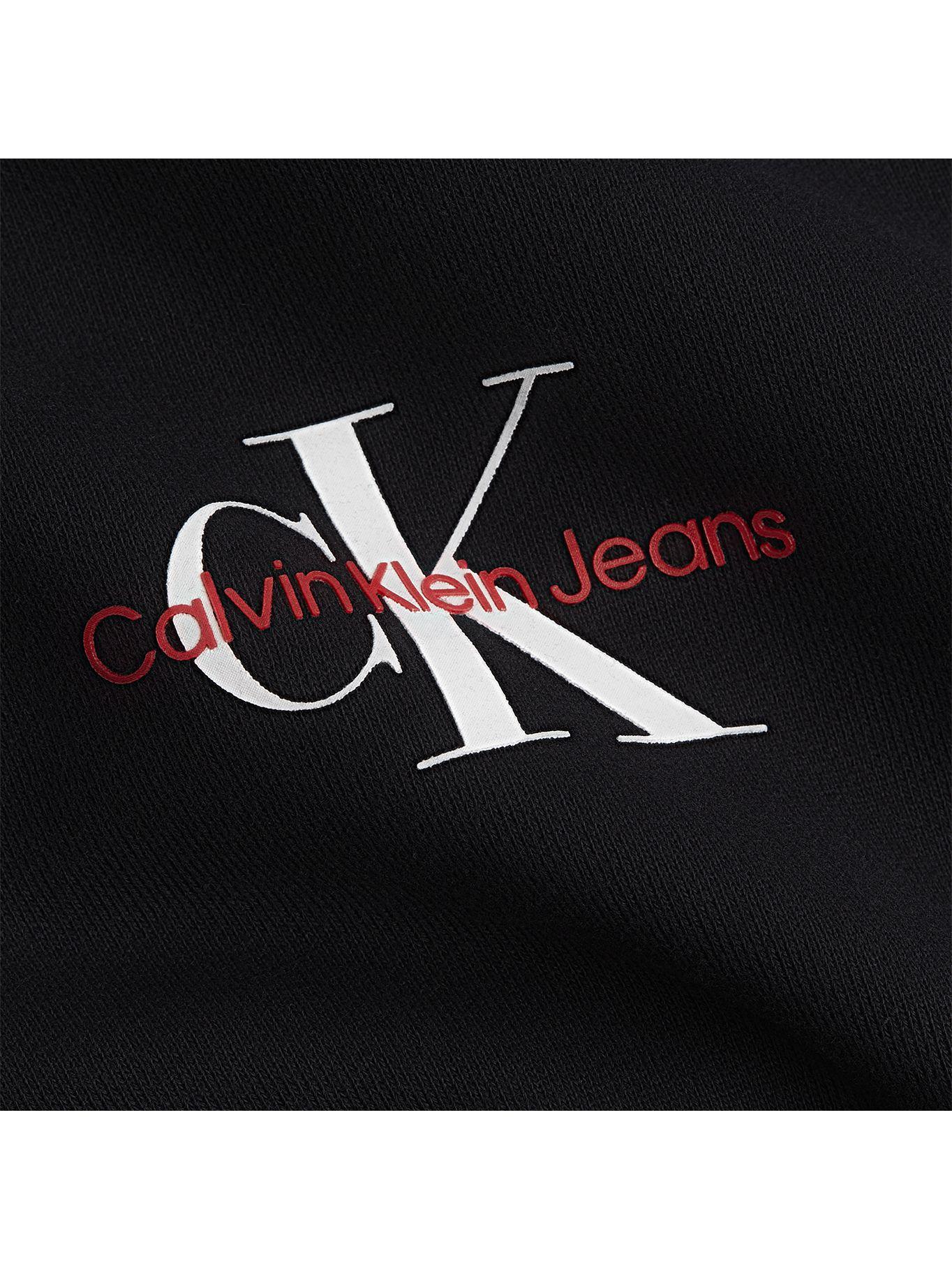 Polerón Monogram Quarter Negro Calvin Klein-2