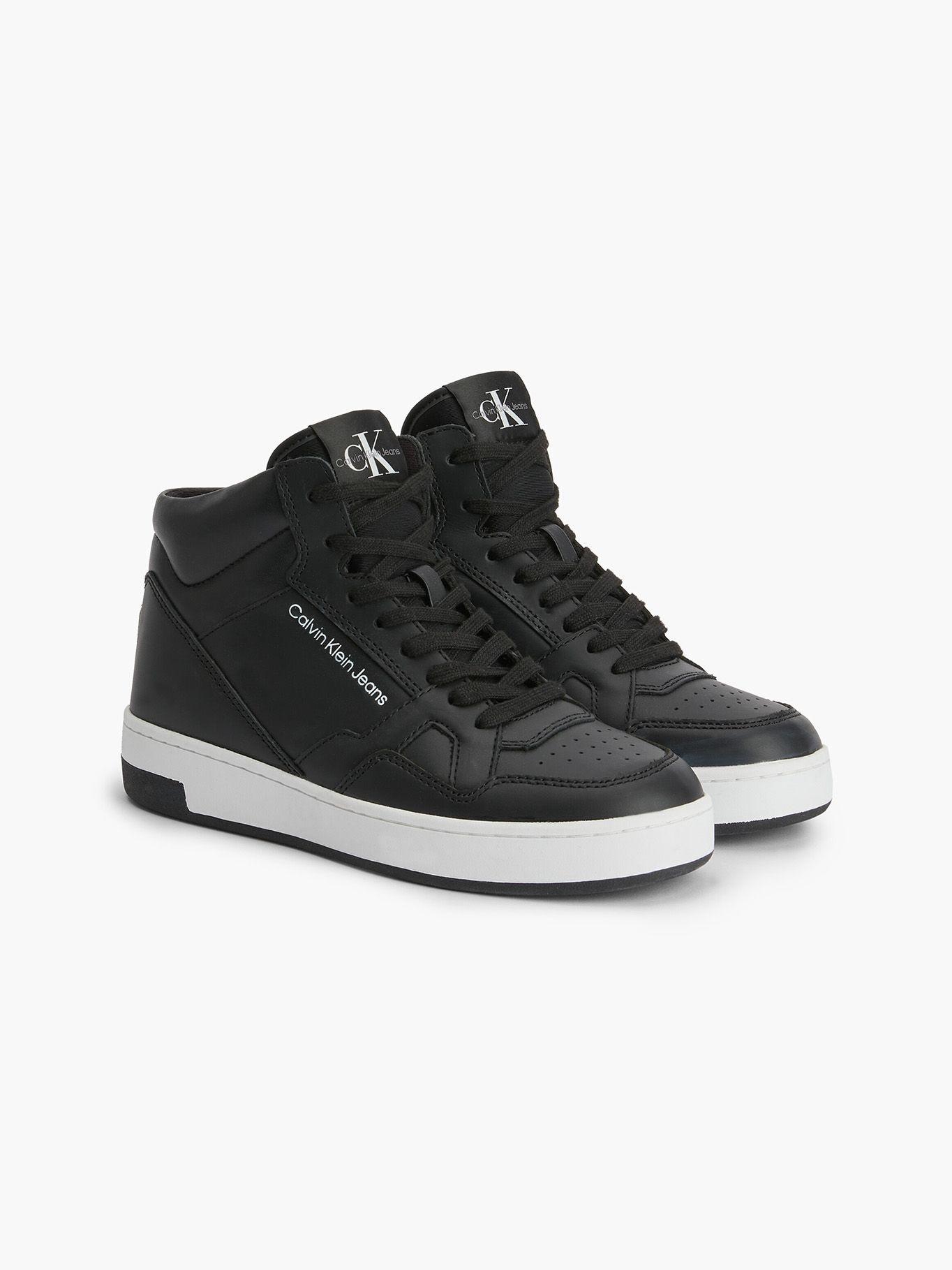Zapatilla Basket Cupsole Mid Negro Calvin Klein-0