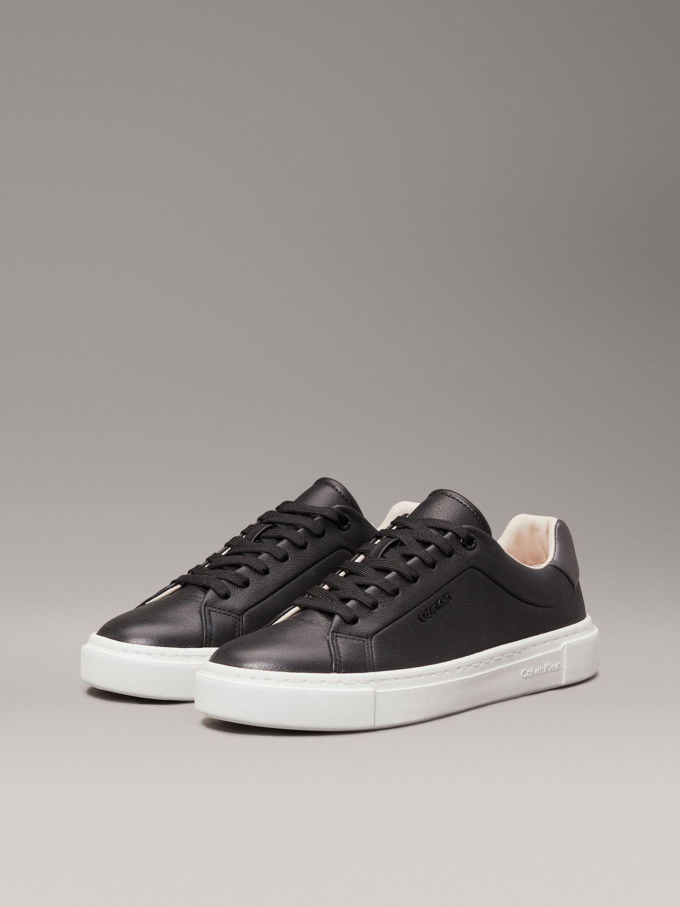 Zapatillas de cuero Negro Calvin Klein-0