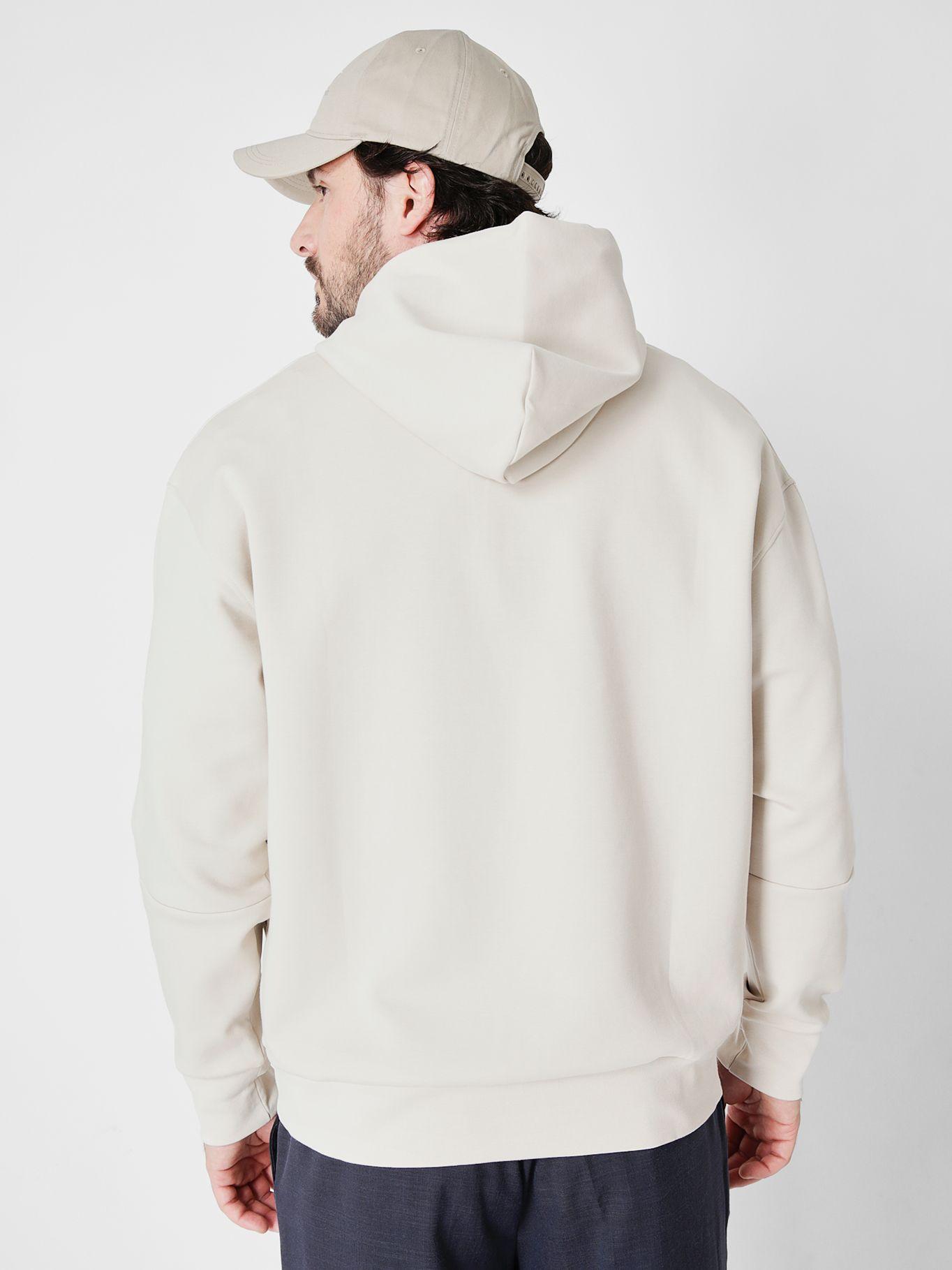 Polerón con Gorro Debossed  Beige Calvin Klein-2