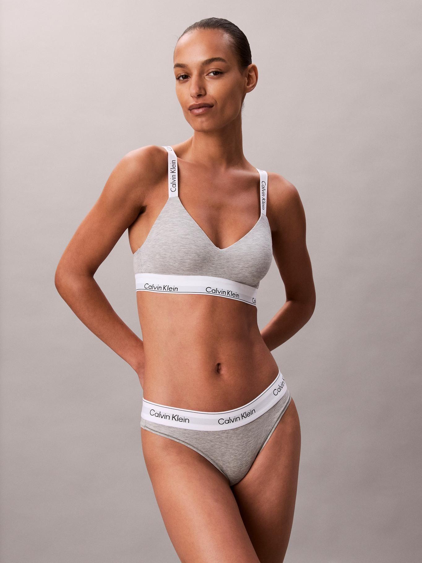 Brasier Icon Cotton Modal Gris Calvin Klein-0