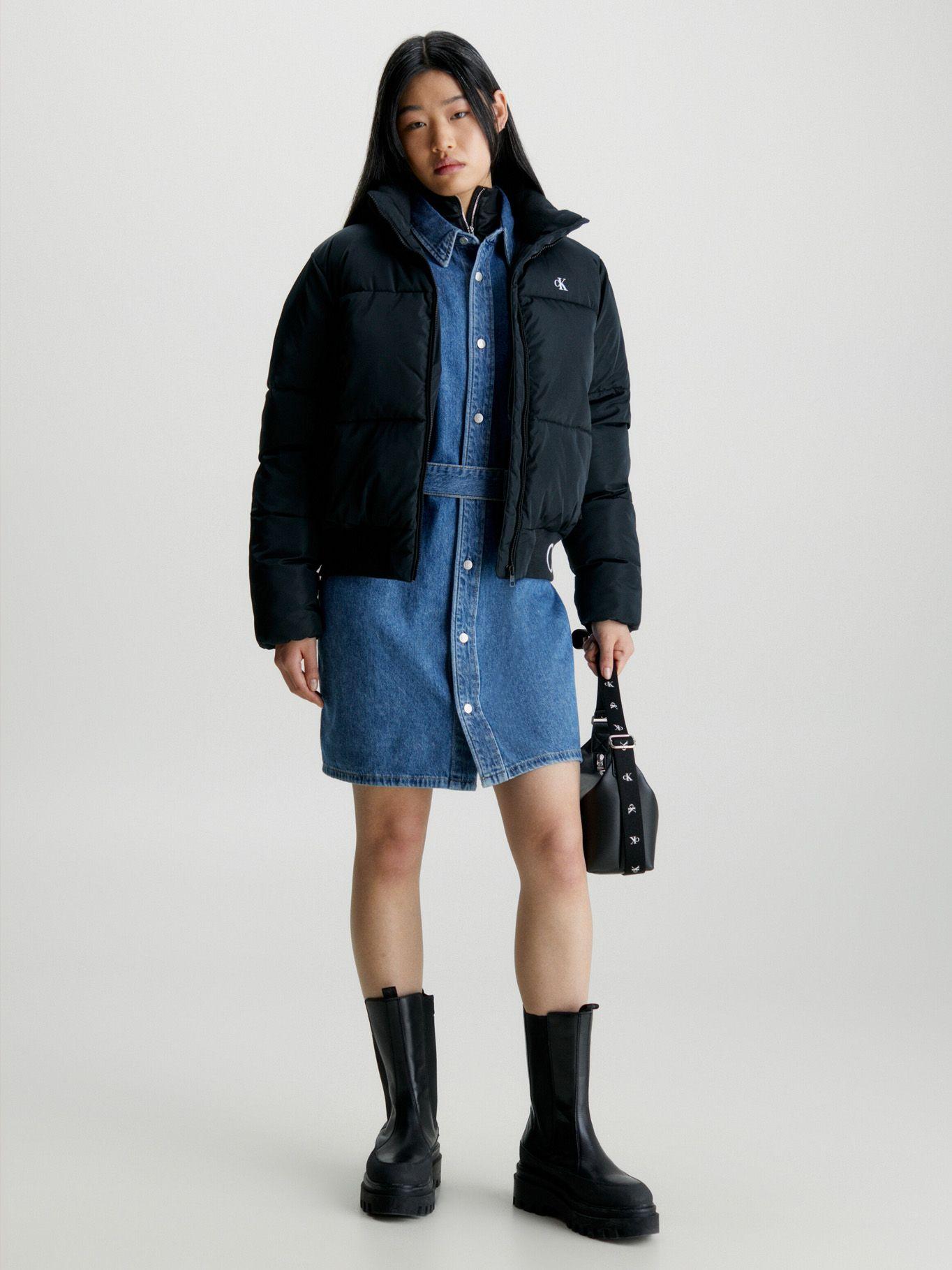 Parka Logo Hem Negro-1