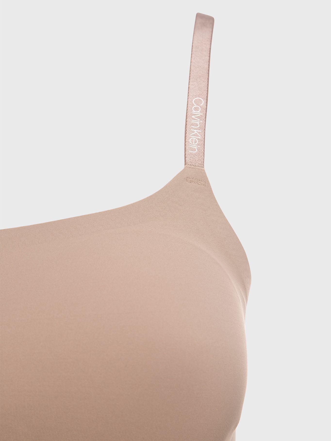 Bralette Invisibles Comfort Beige Calvin Klein-3