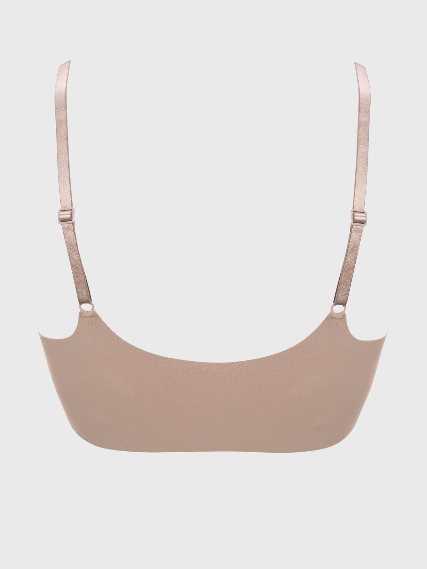 Bralette Invisibles Comfort Beige Calvin Klein-2