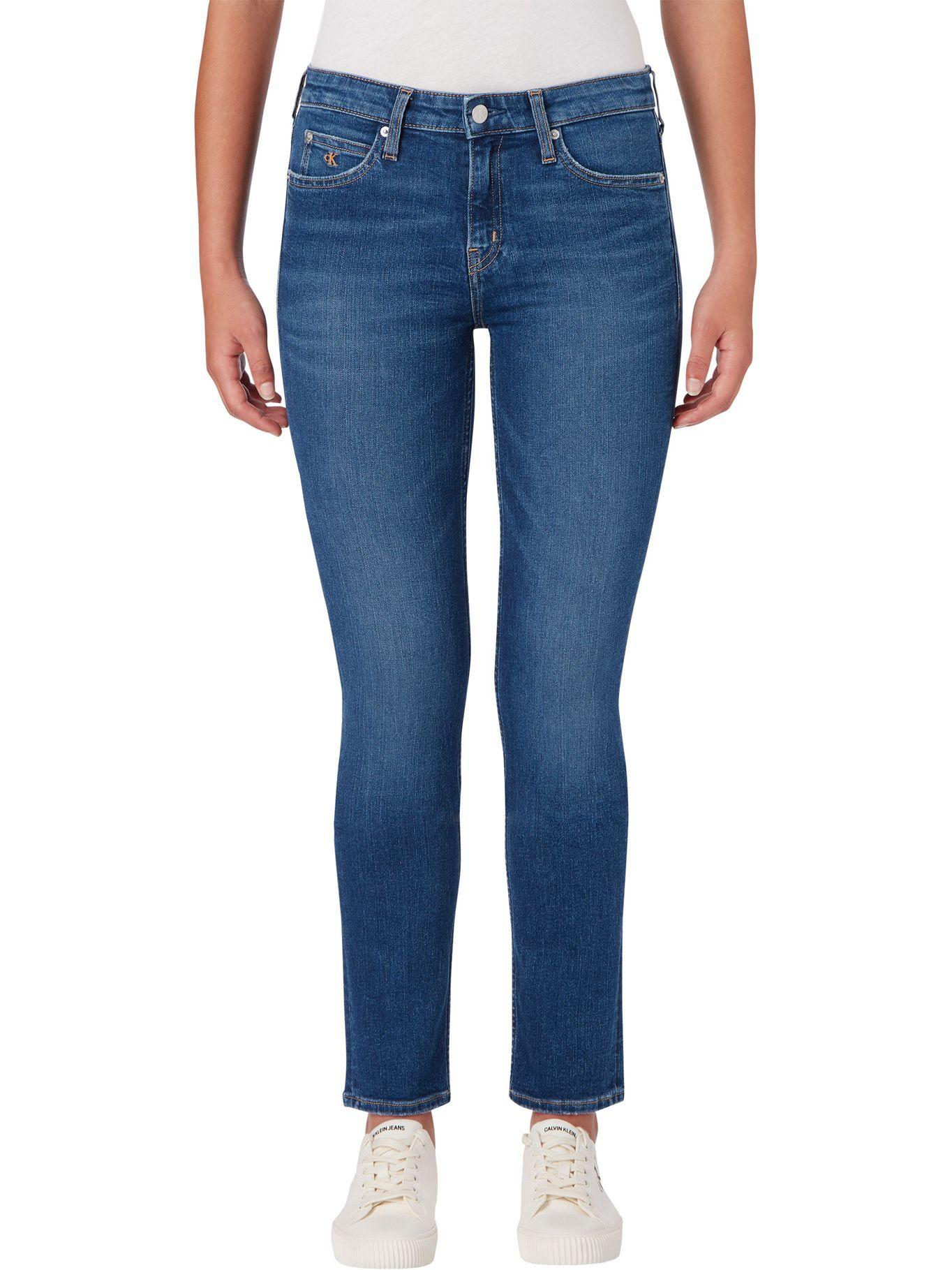 Jeans Ckj 021 Mid Rise Slim Azul Calvin Klein-0