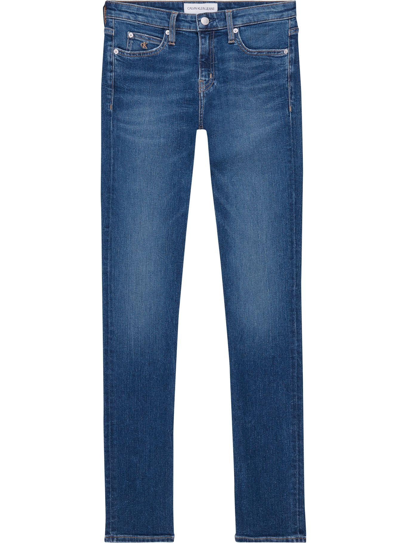 Jeans Ckj 021 Mid Rise Slim Azul Calvin Klein-4