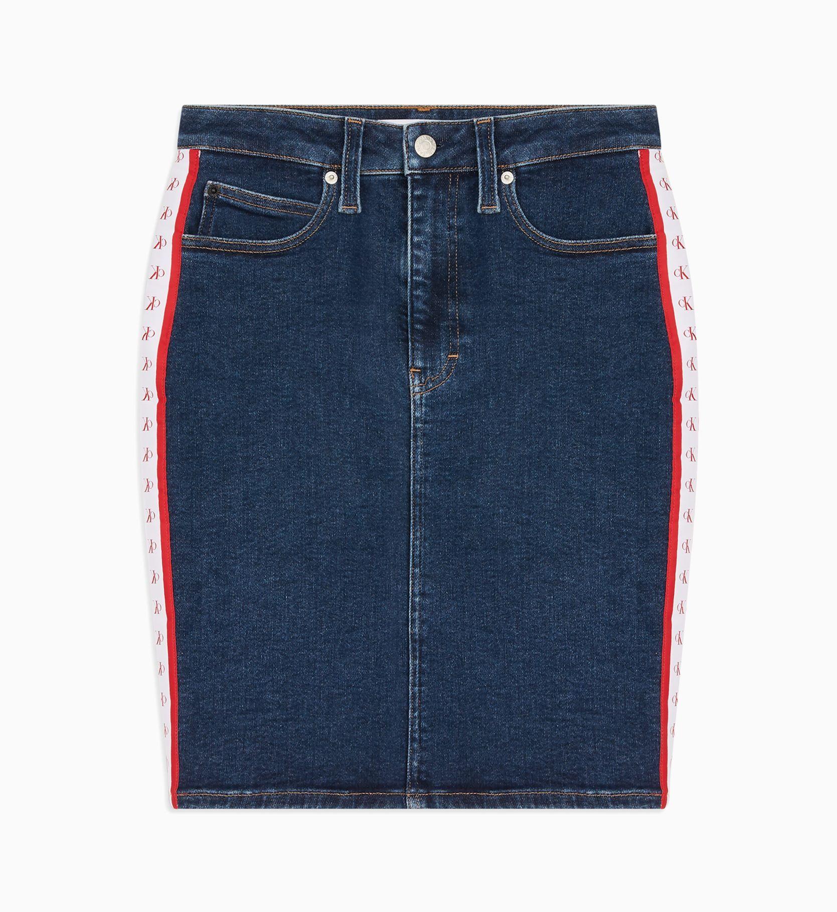 Falda Denim Azul Calvin Klein-2