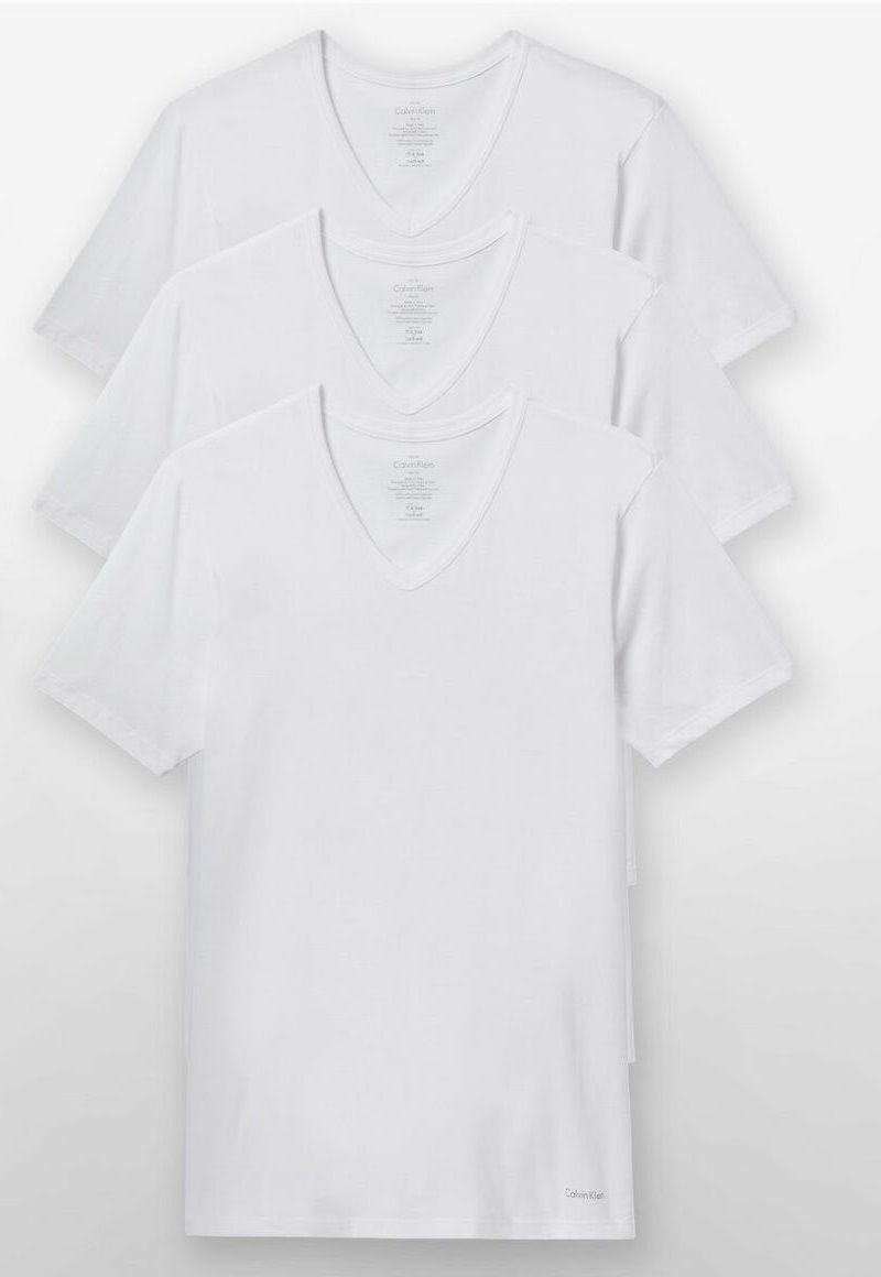 Camiseta Body 3Pk Blanco Calvin Klein-0