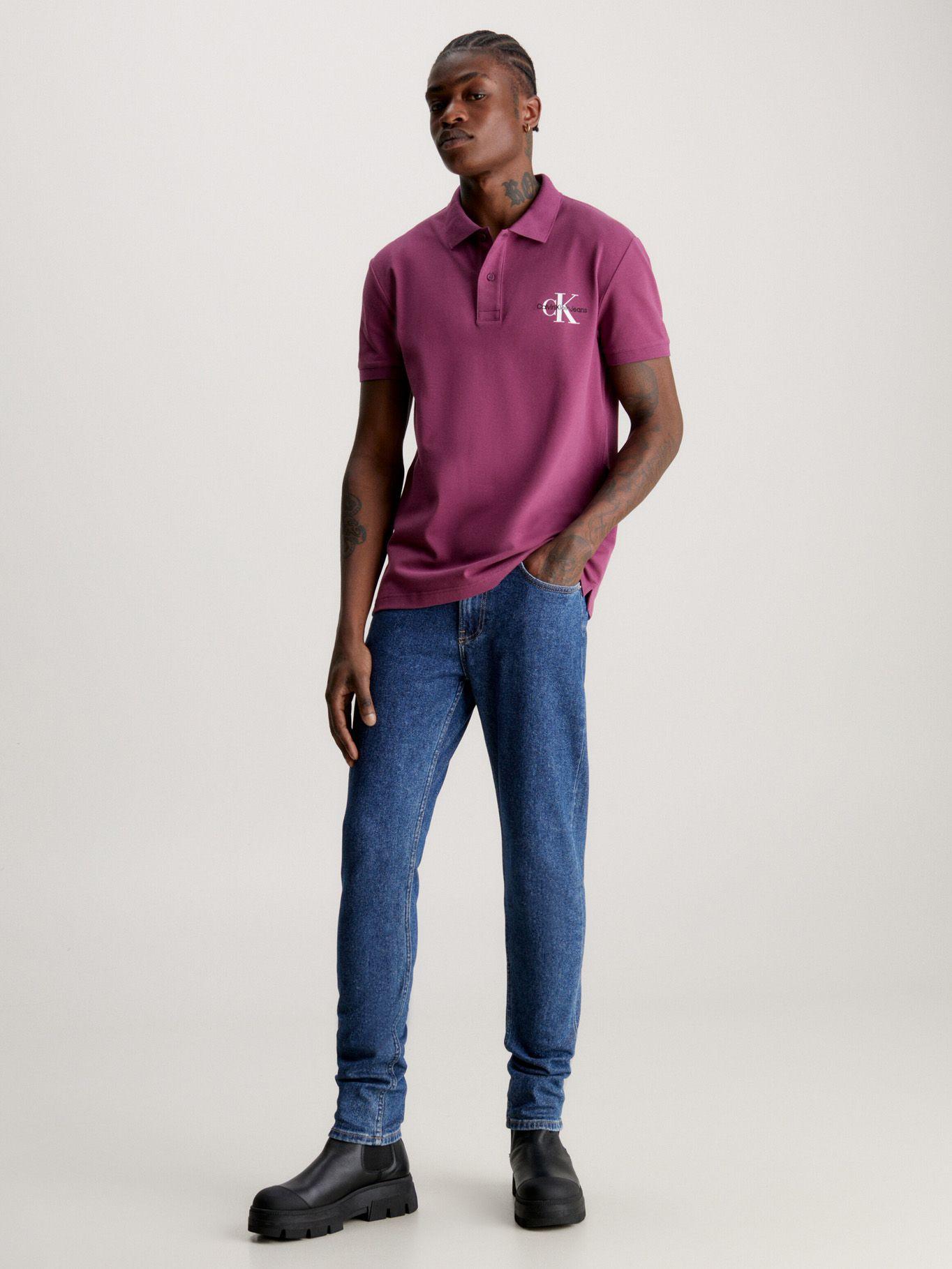 Polo Monologo  Morado Calvin Klein-1