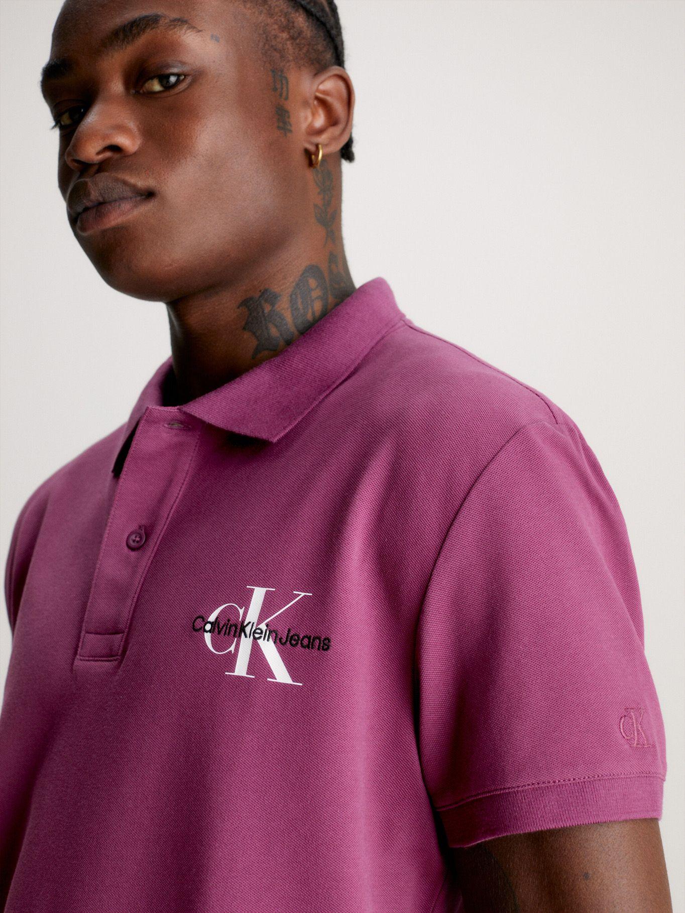 Polo Monologo  Morado Calvin Klein-3