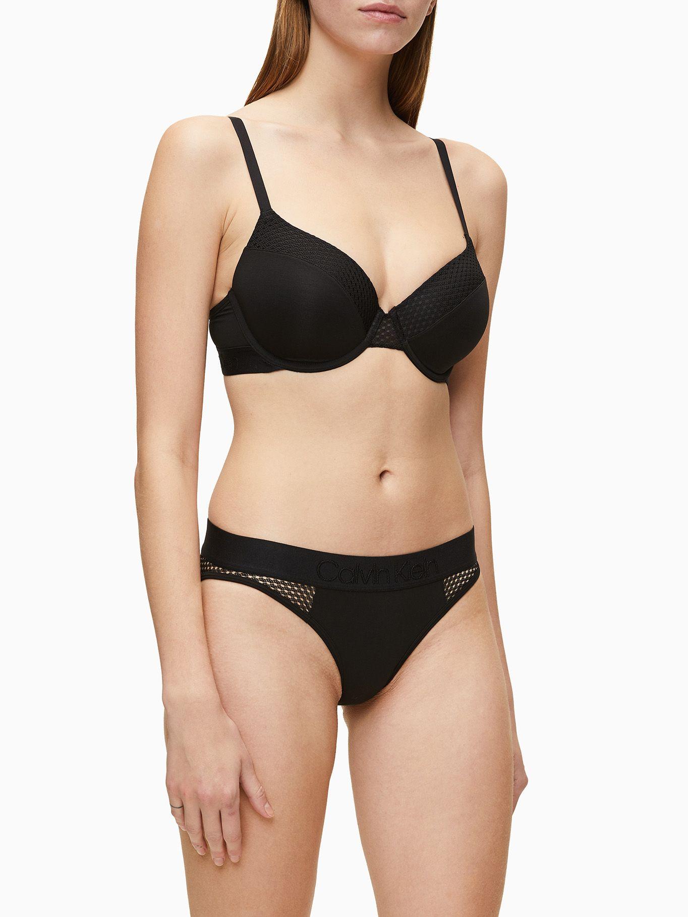 Brasier Básico Tonal Logo Negro Calvin Klein-0