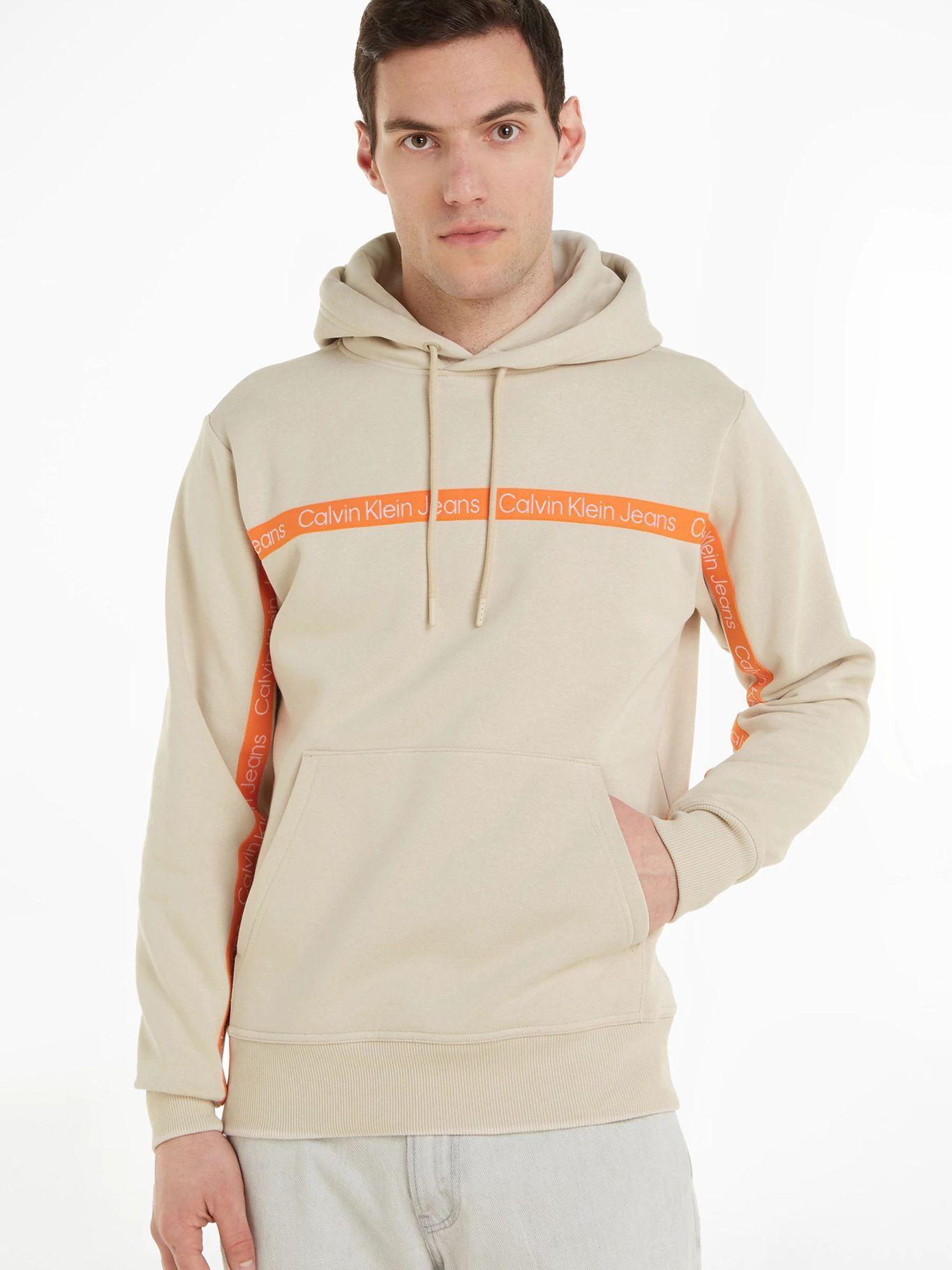 Sudadera con capucha Beige Calvin Klein-0