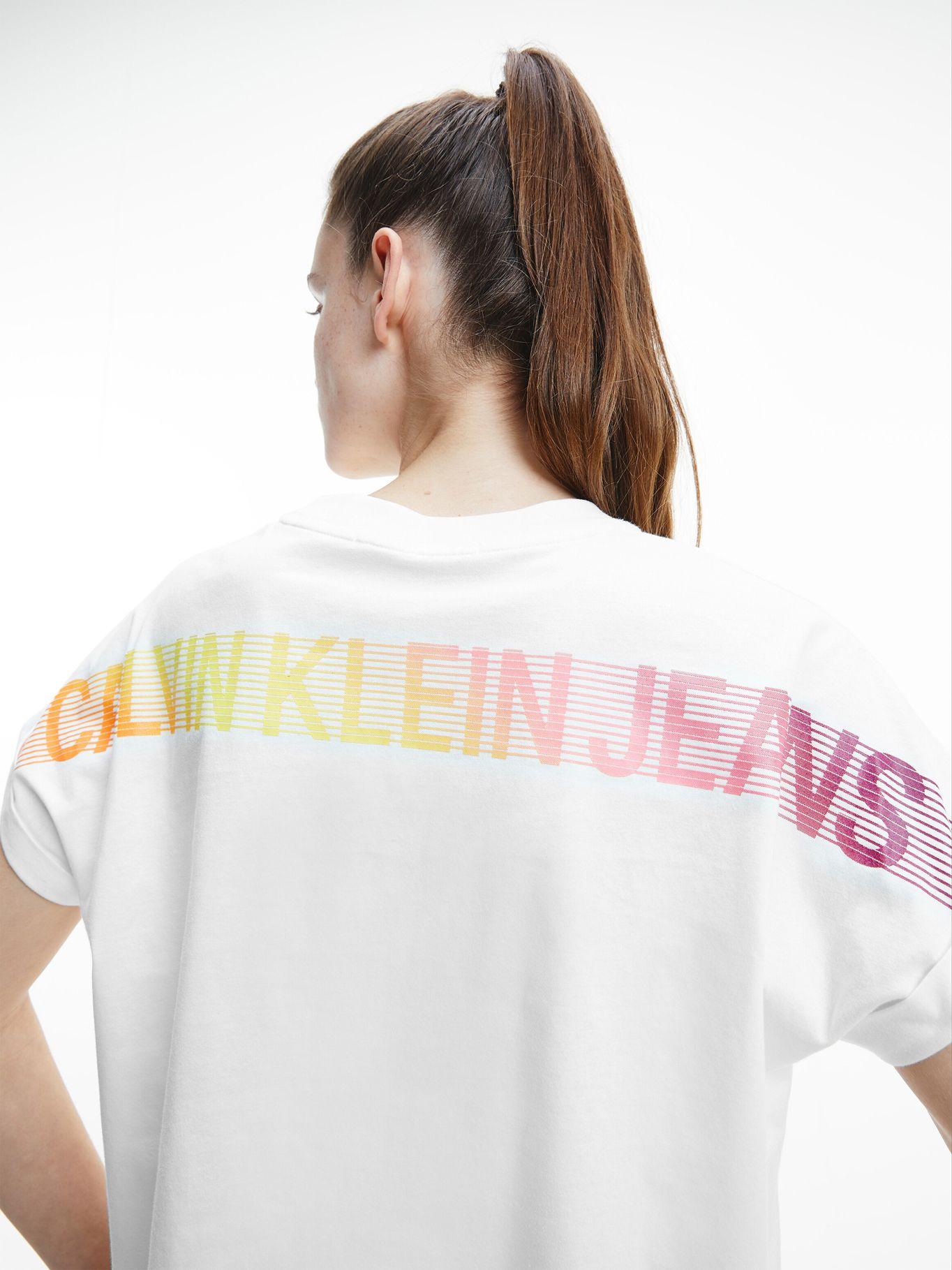 Polera Degrade Back Blanco Calvin Klein Mujer-2