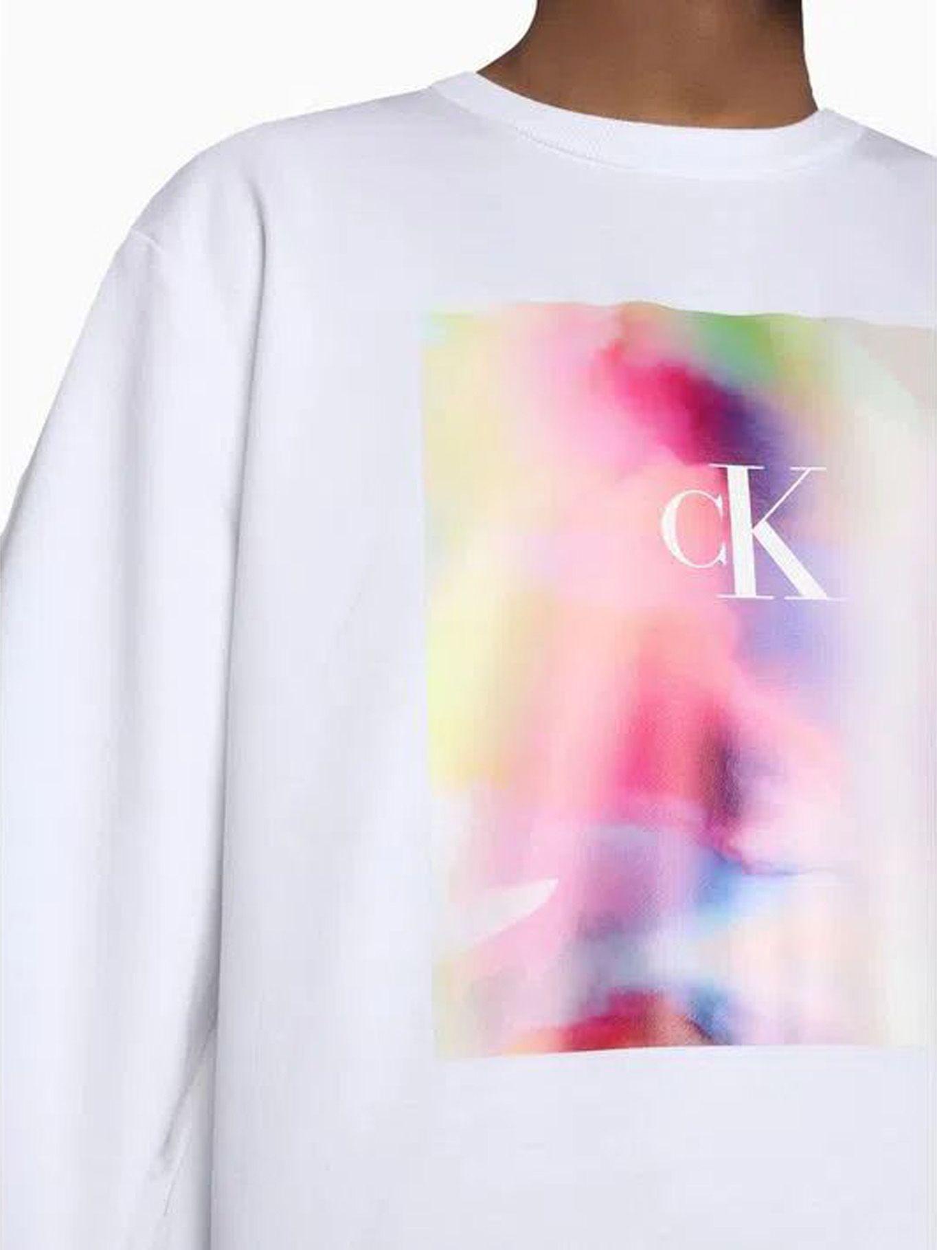 Polerón Pride Relaxed Blanco Calvin Klein-2