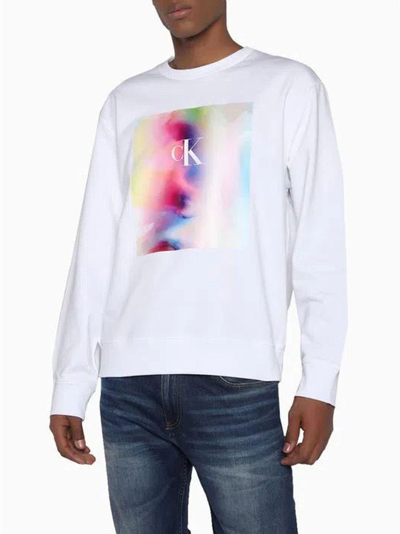 Polerón Pride Relaxed Blanco Calvin Klein-0