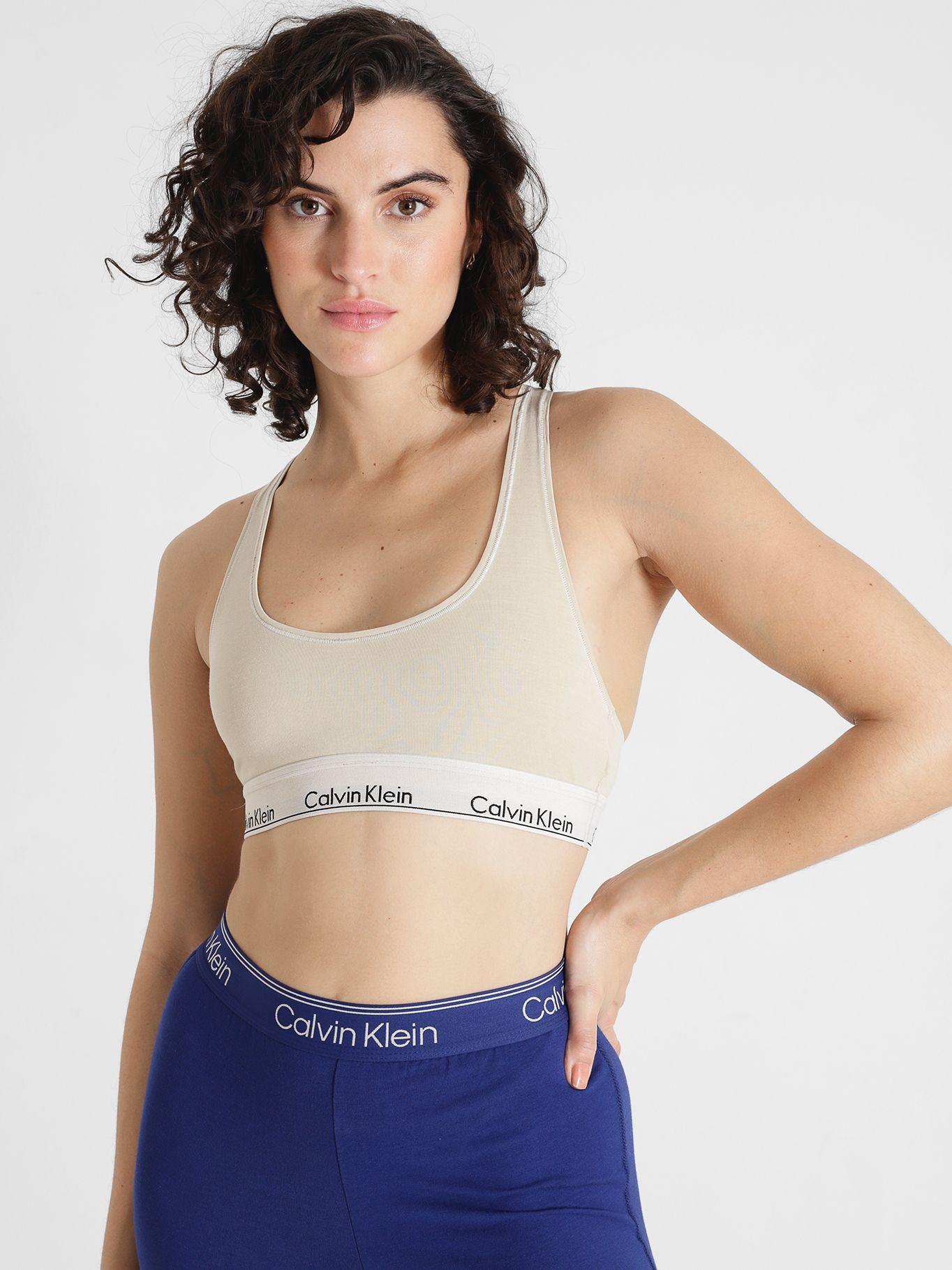 Bralette Unlined Beige 207 Calvin Klein-0