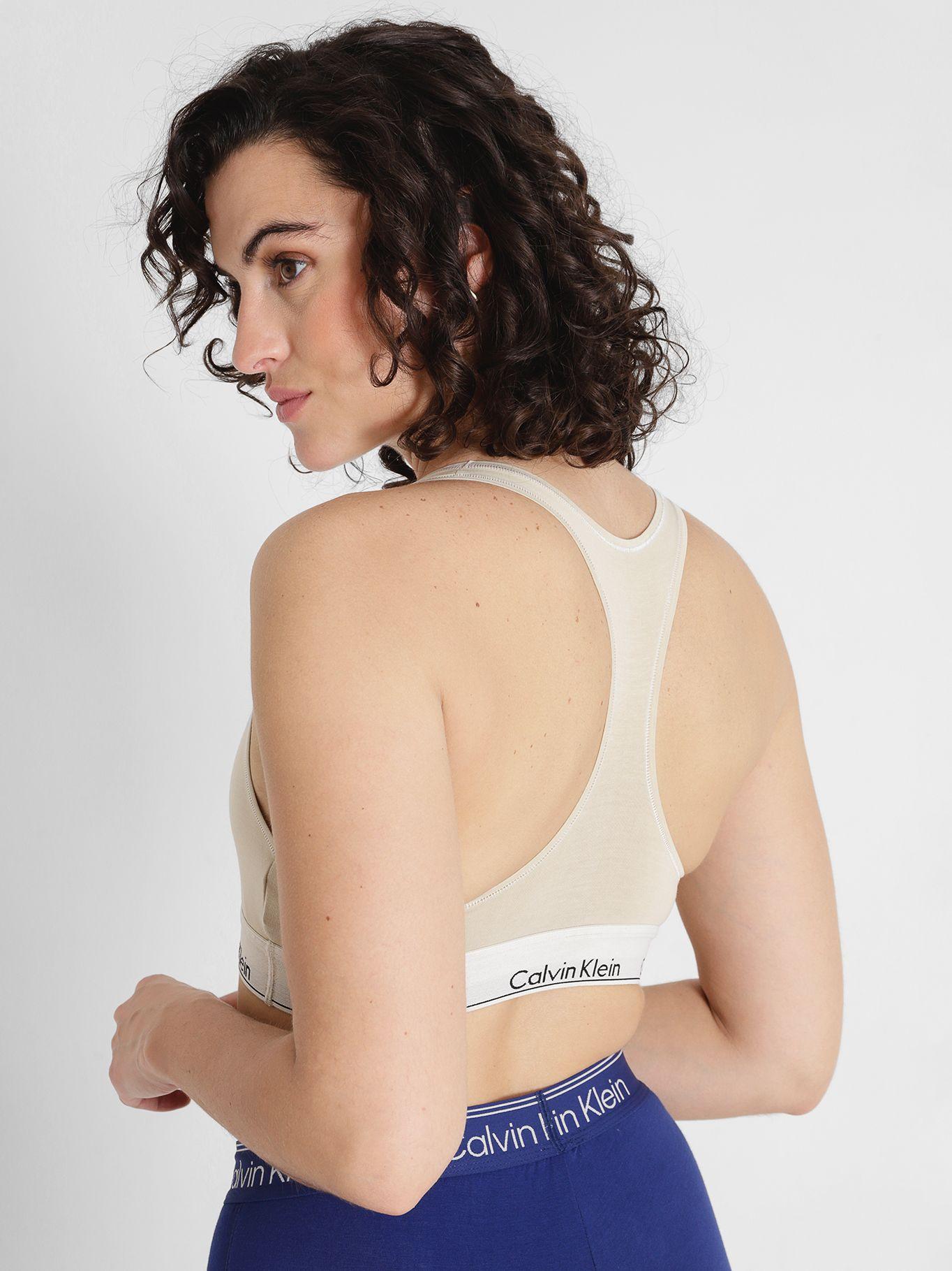 Bralette Unlined Beige 207 Calvin Klein-1