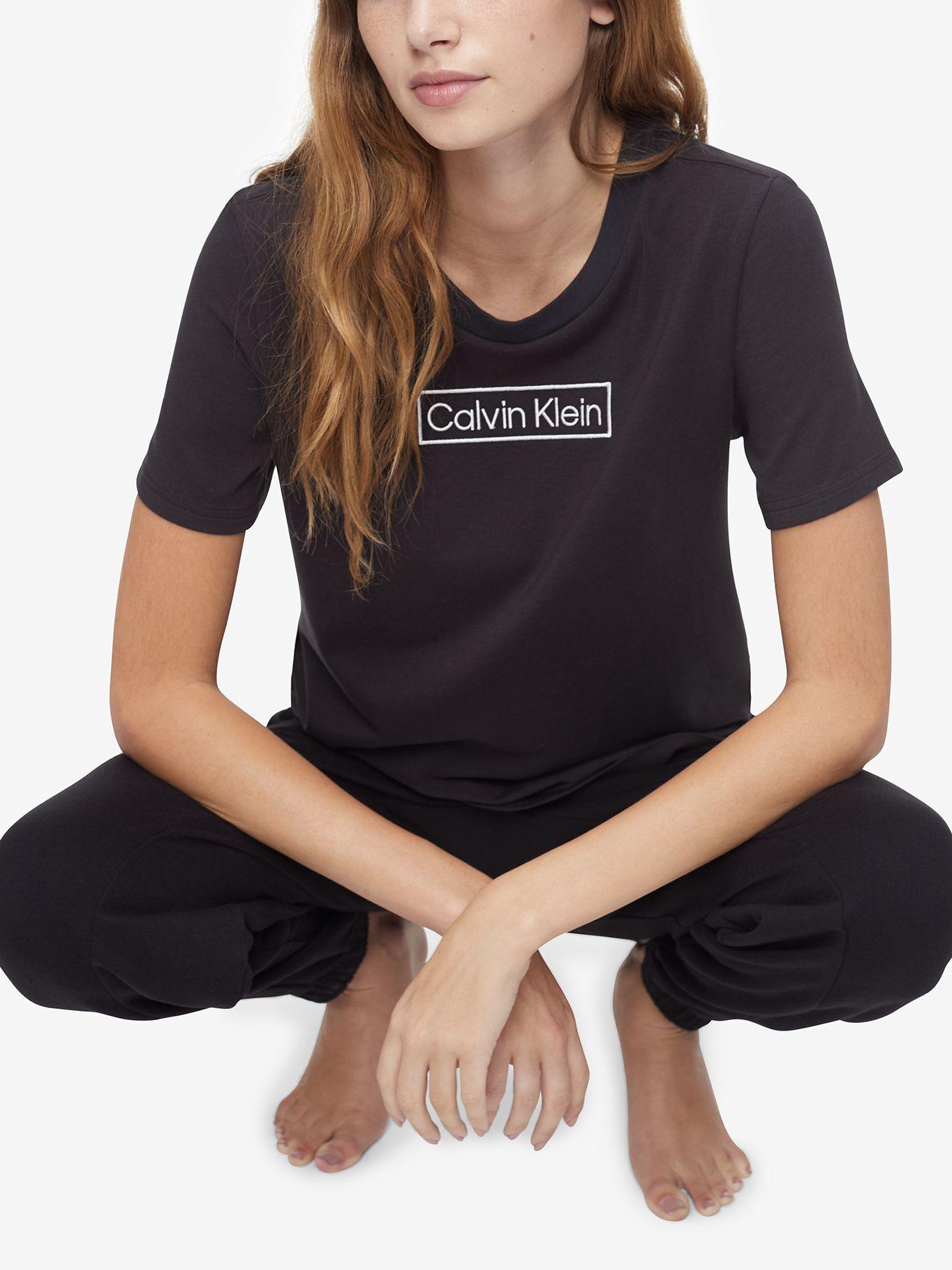 Polera Pijama Heritage Negro Calvin Klein-4