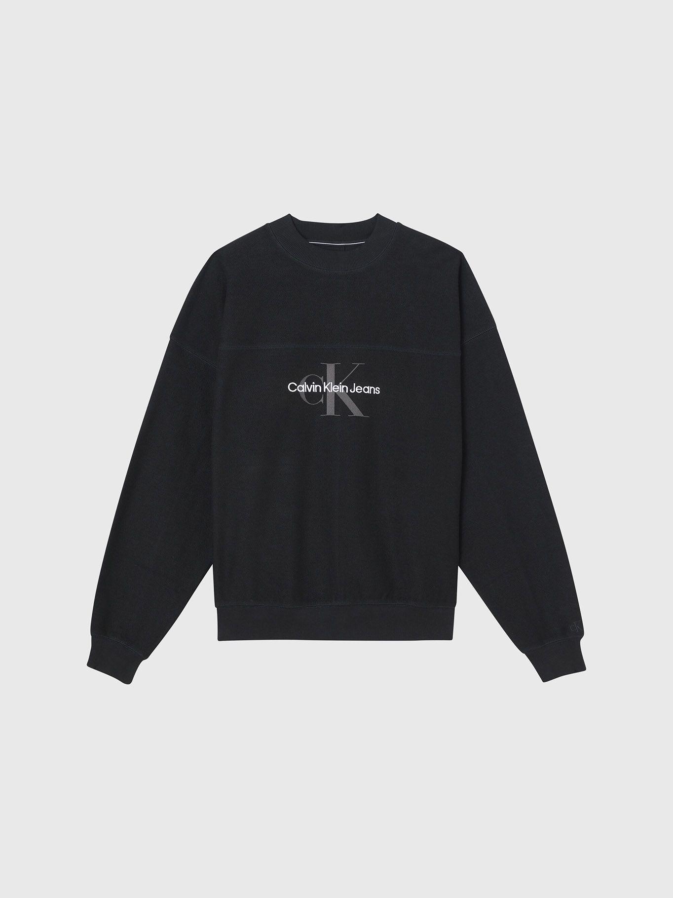 Polerón Monologo Textured Negro BEH Calvin Klein-4