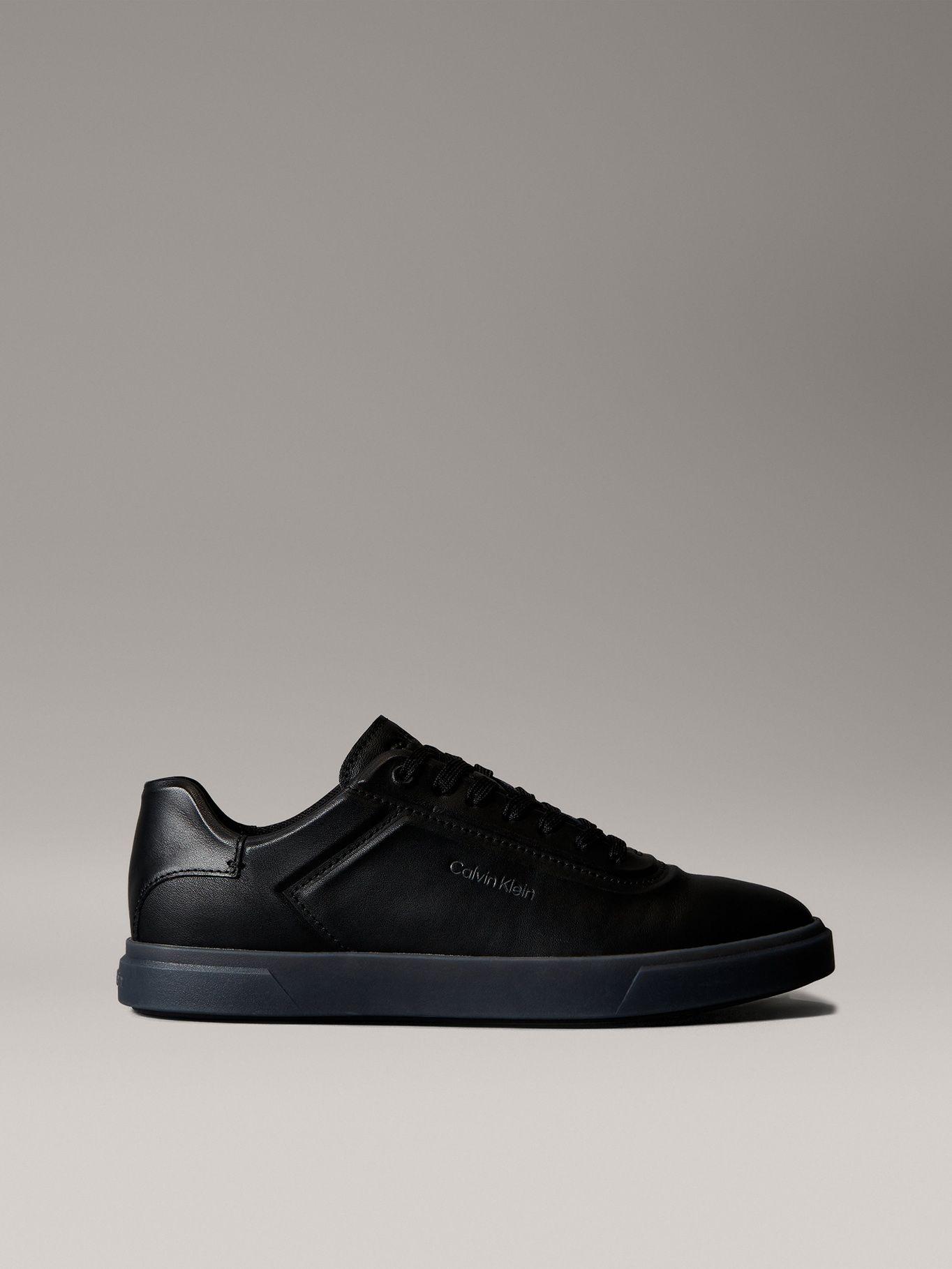 Zapatillas de Cuero Oxford Negro Calvin Klein Mujer-4