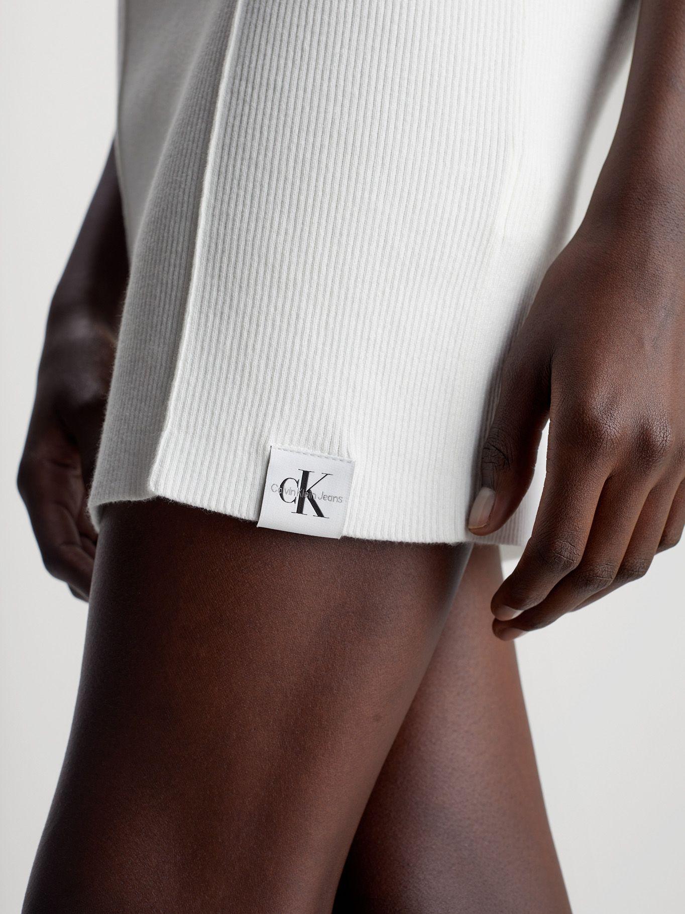 Vestido Seaming Blanco Calvin Klein-3
