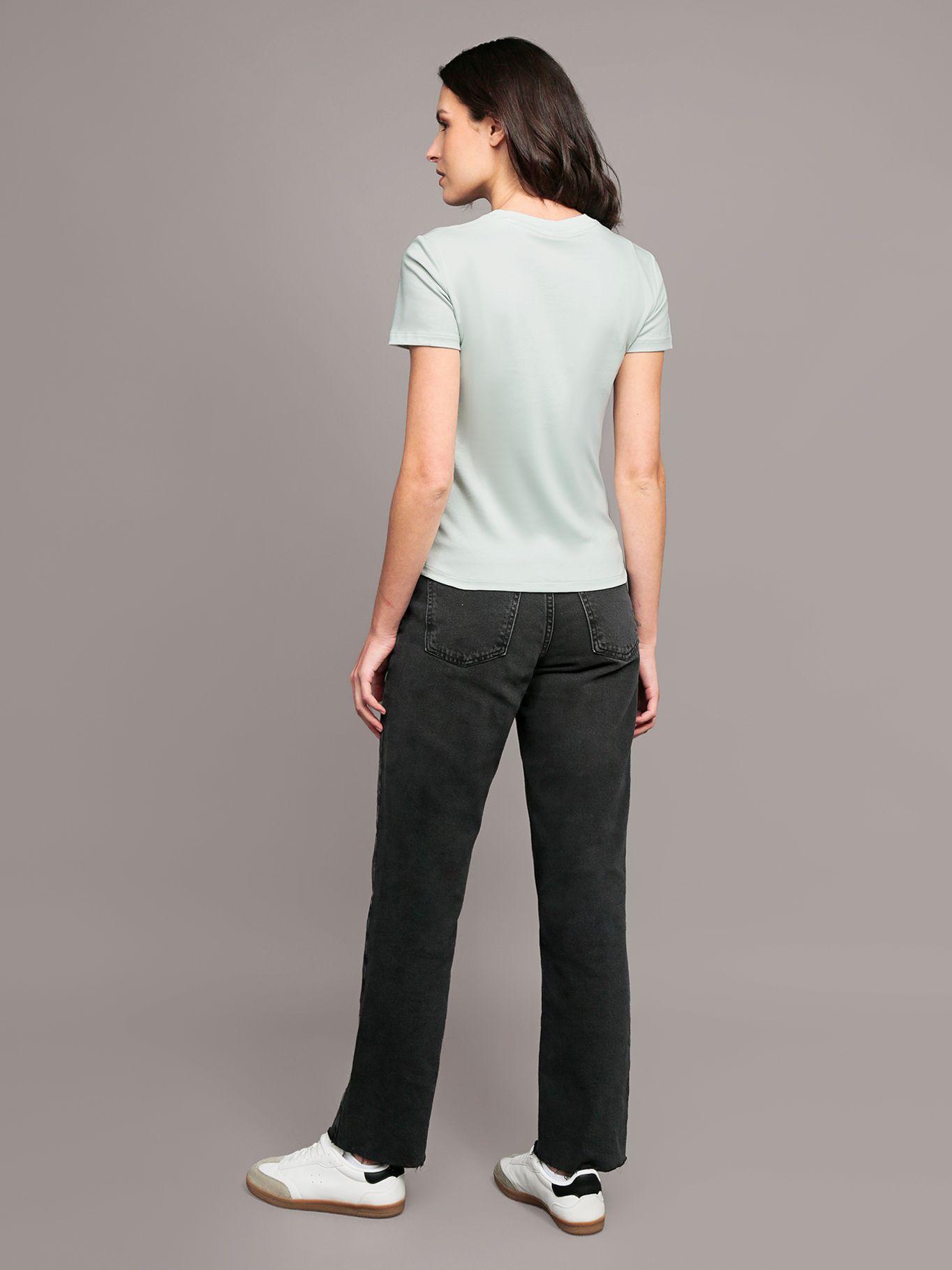 Polera relaxed de algodón Verde Calvin Klein-2