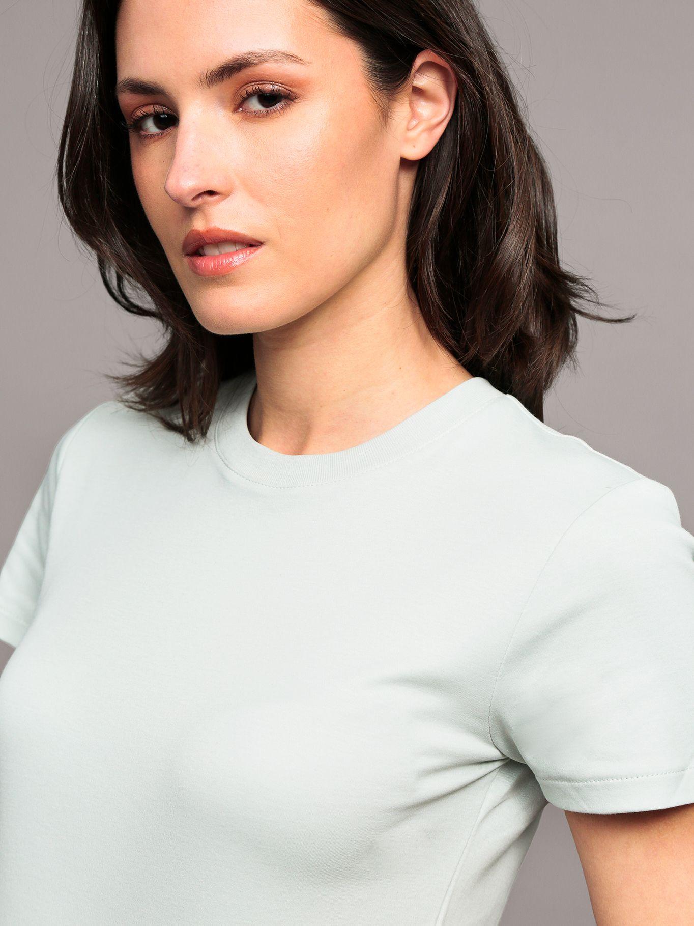 Polera relaxed de algodón Verde Calvin Klein-4