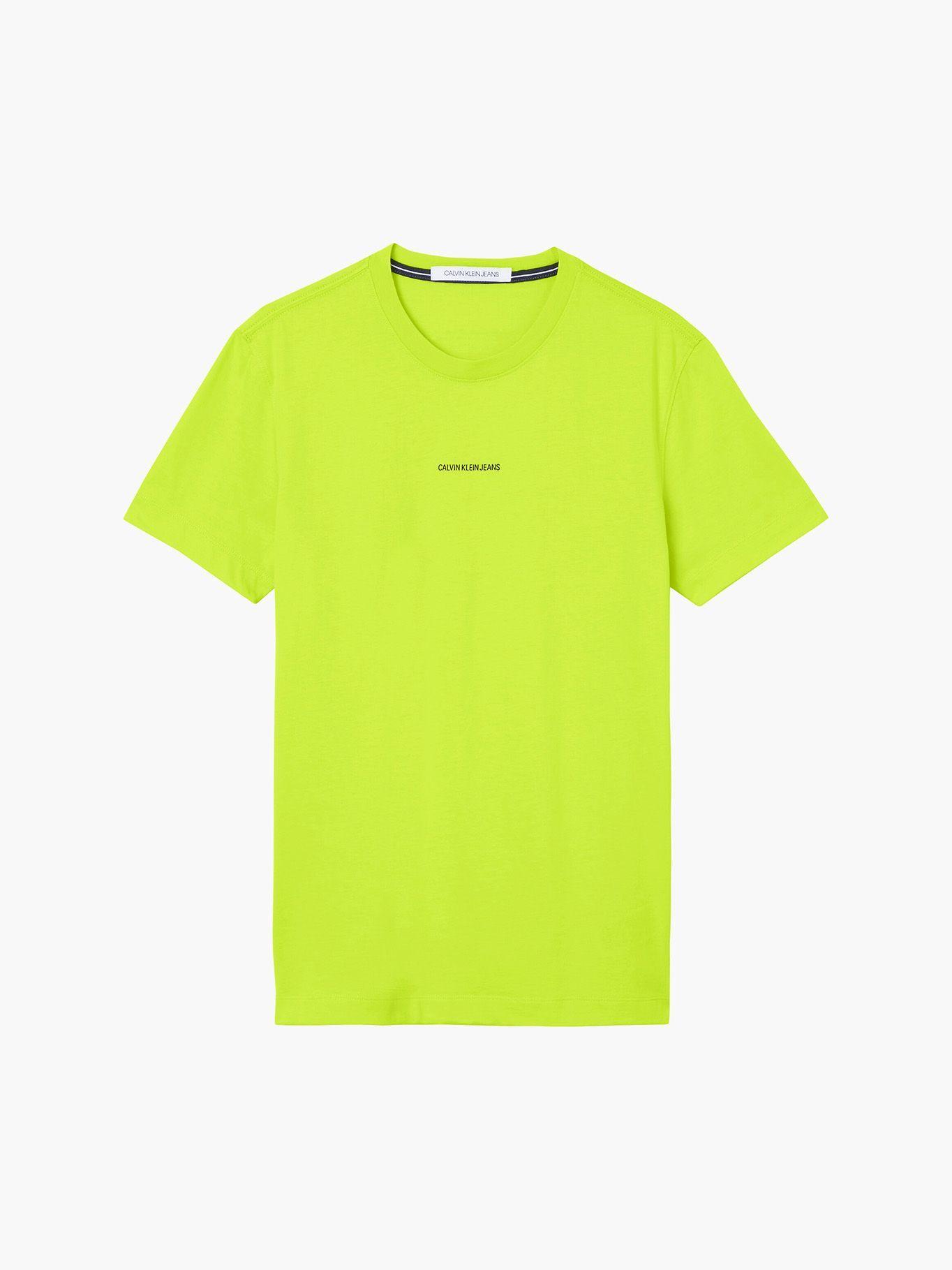 Polera Micro Branding Verde Calvin Klein-4