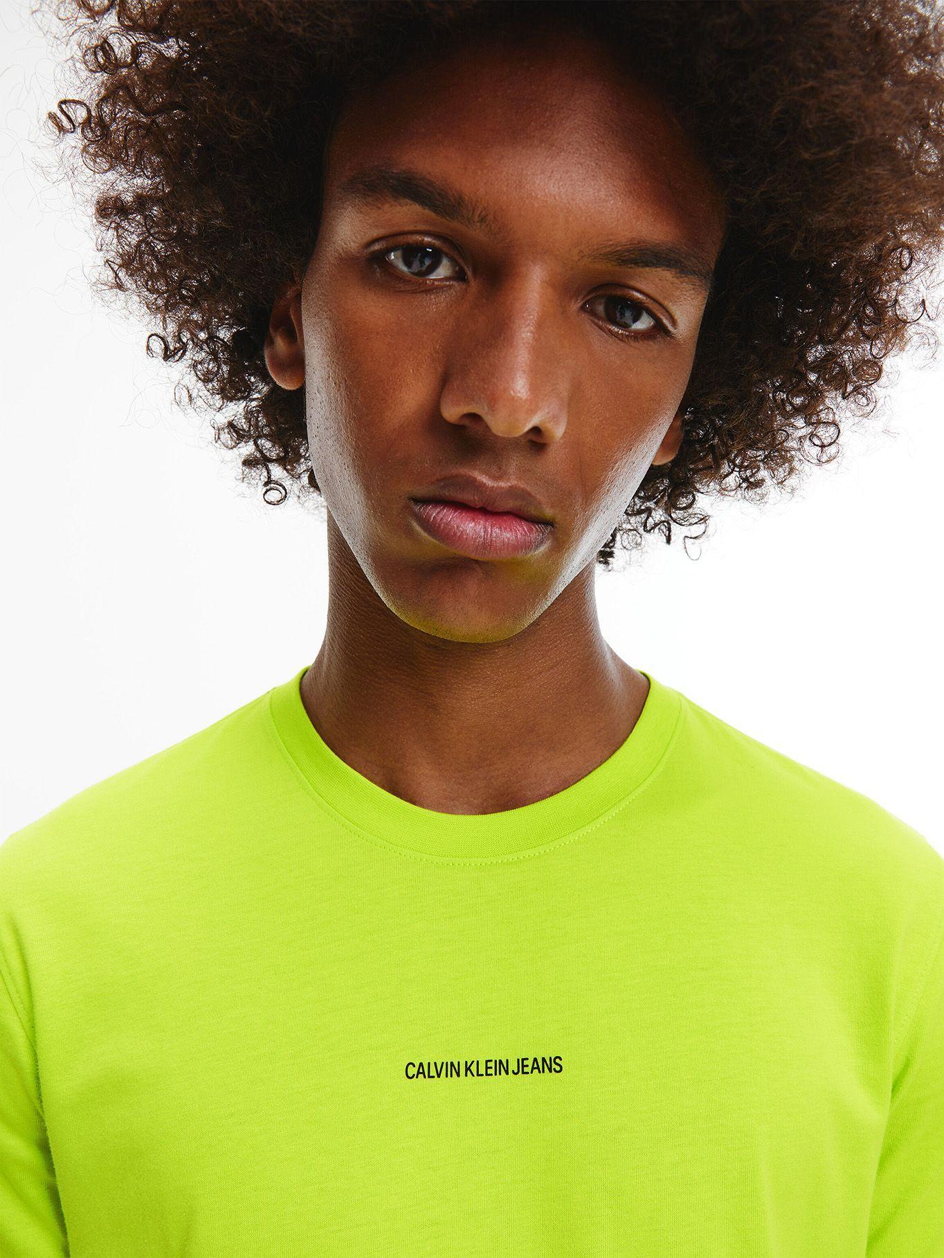 Polera Micro Branding Verde Calvin Klein-3