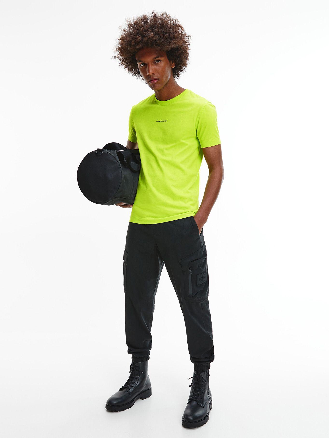 Polera Micro Branding Verde Calvin Klein-1