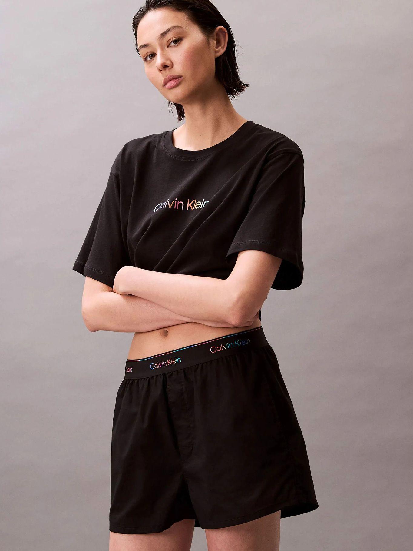 Shorts de Pijama Logo Pride Negro Calvin Klein-3