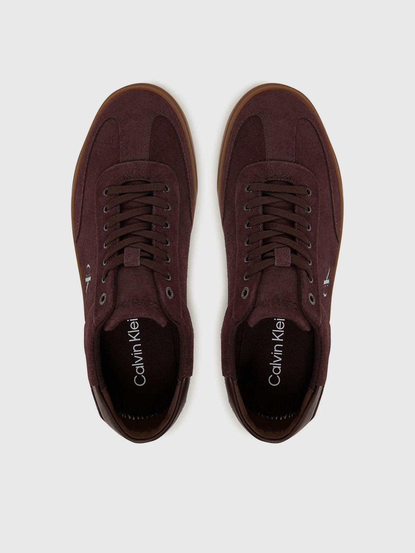 Zapatillas Ante de Caña Baja Burdeo Calvin Klein Mujer-2