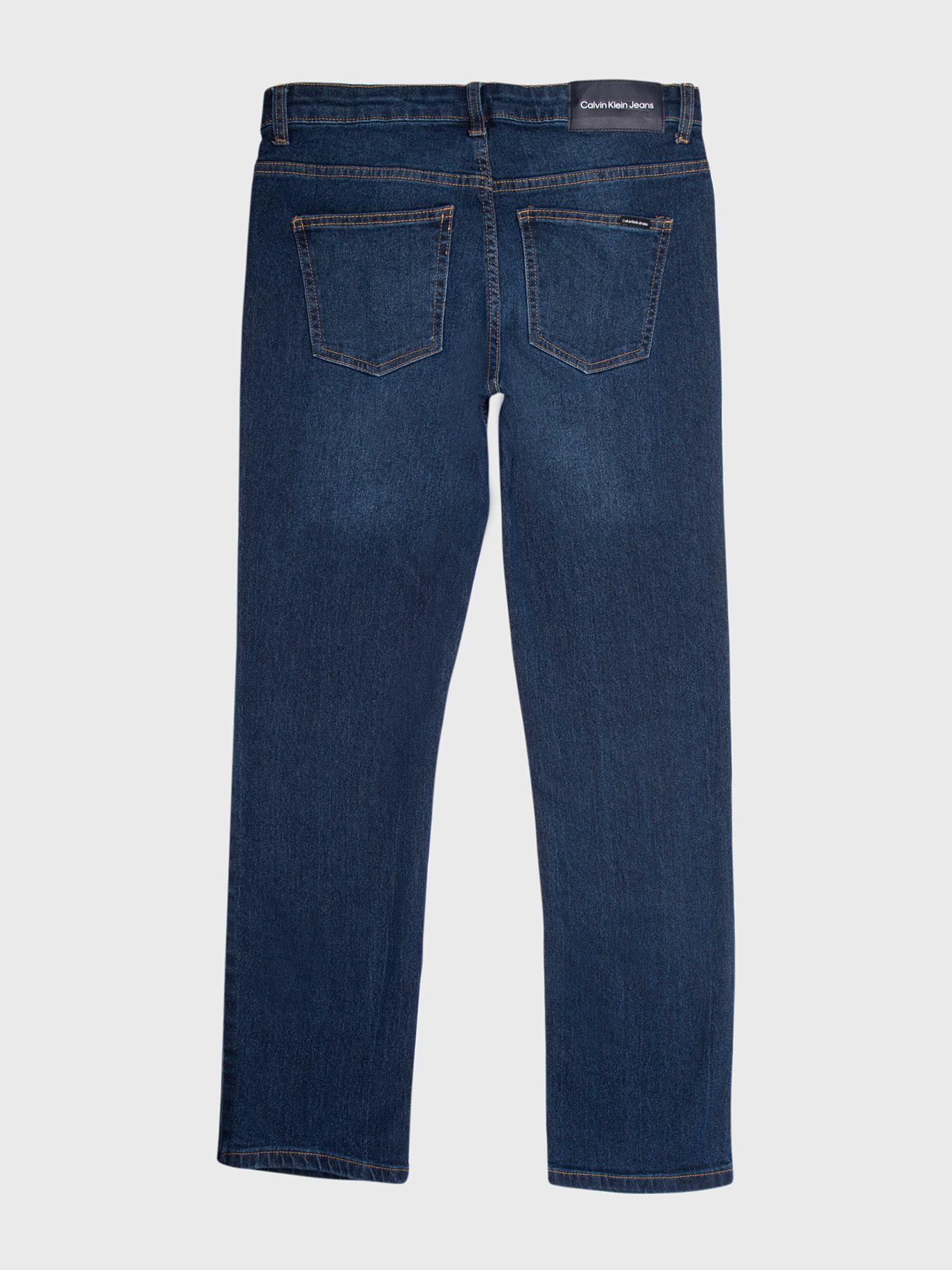 Jeans Niño Slim Straight 468 Azul Calvin Klein-1