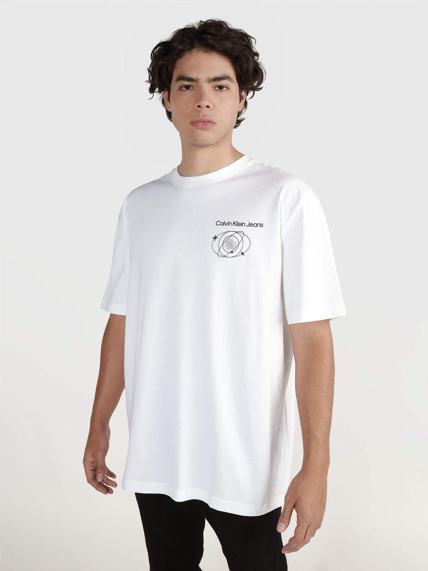Polera Future Fade Slogan Blanco Calvin Klein-0