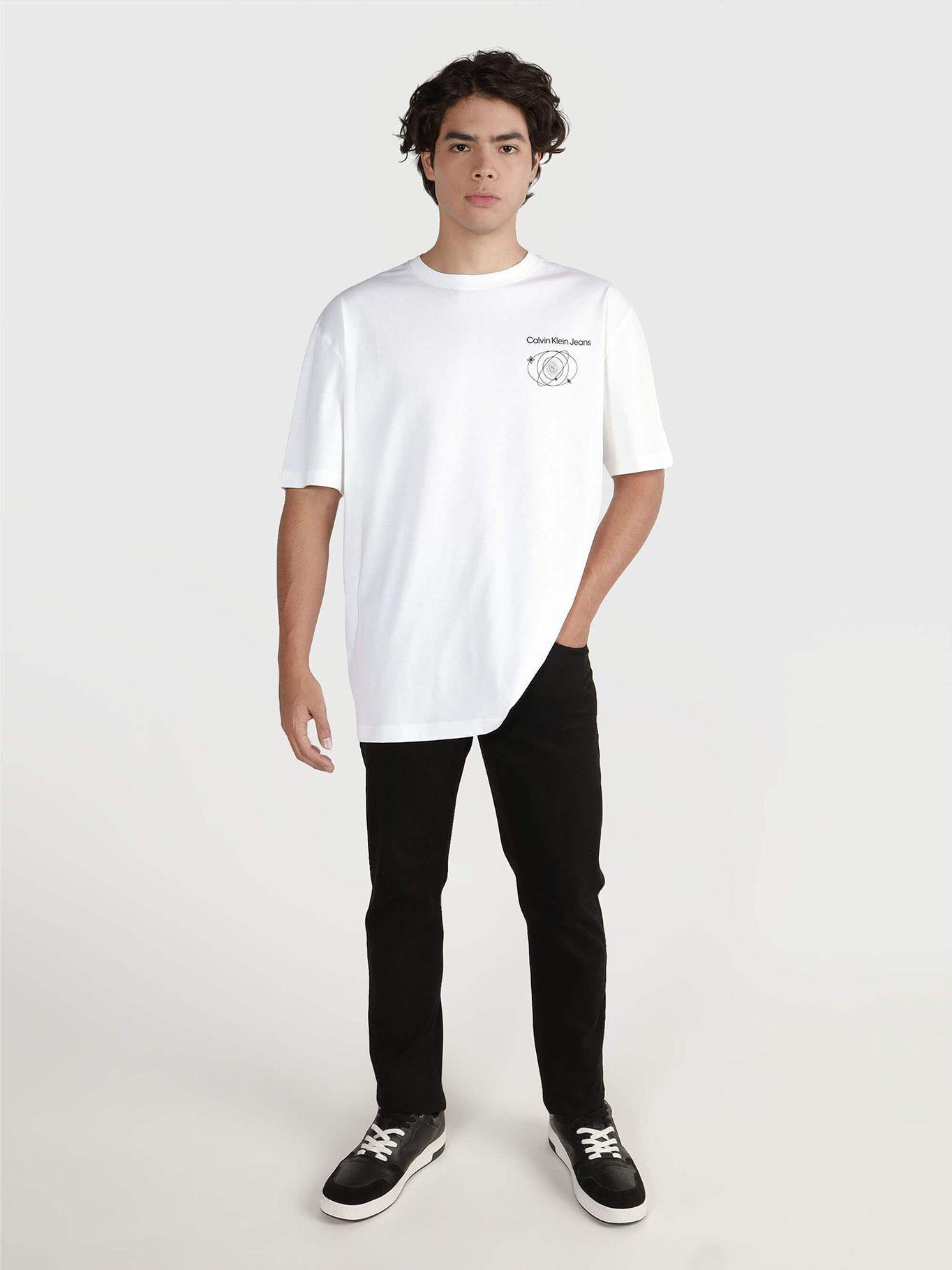 Polera Future Fade Slogan Blanco Calvin Klein-1