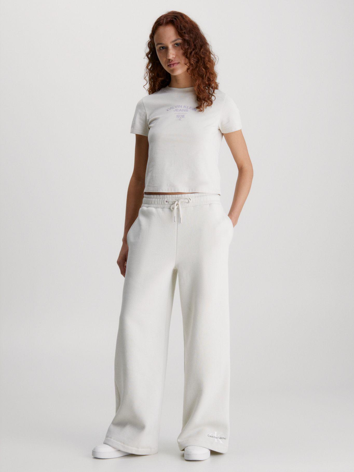 Polera Varsity Baby Blanco Calvin Klein-1