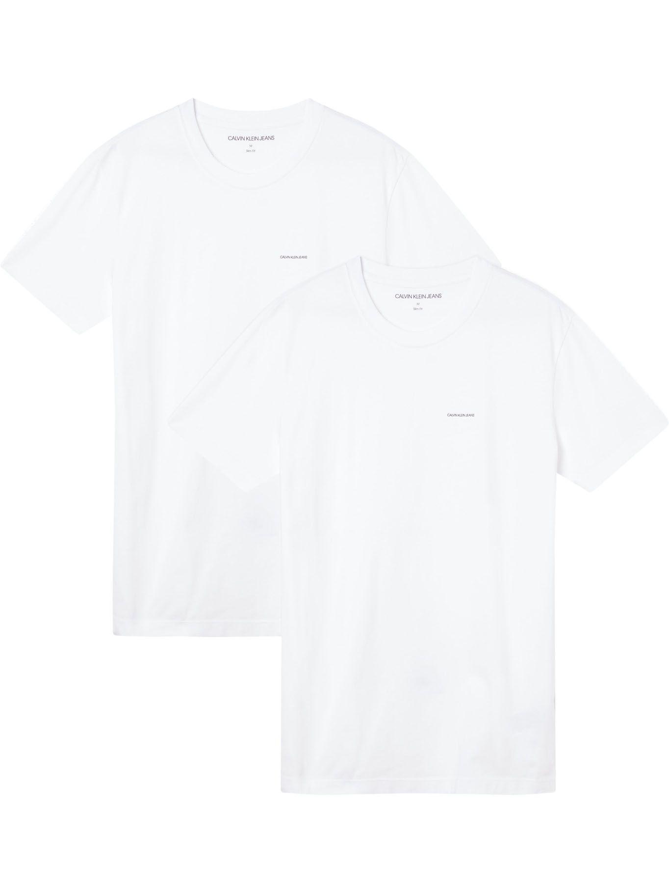 Polera 2 Pack Institutional Blanco Calvin Klein-0
