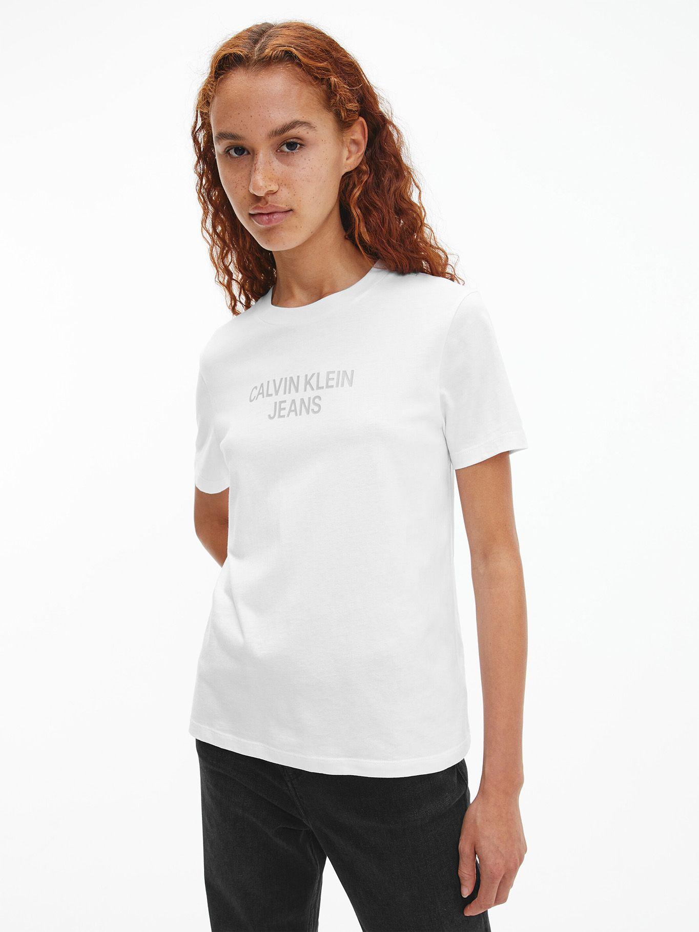 Polera Easy Institutional Blanco Calvin Klein-0