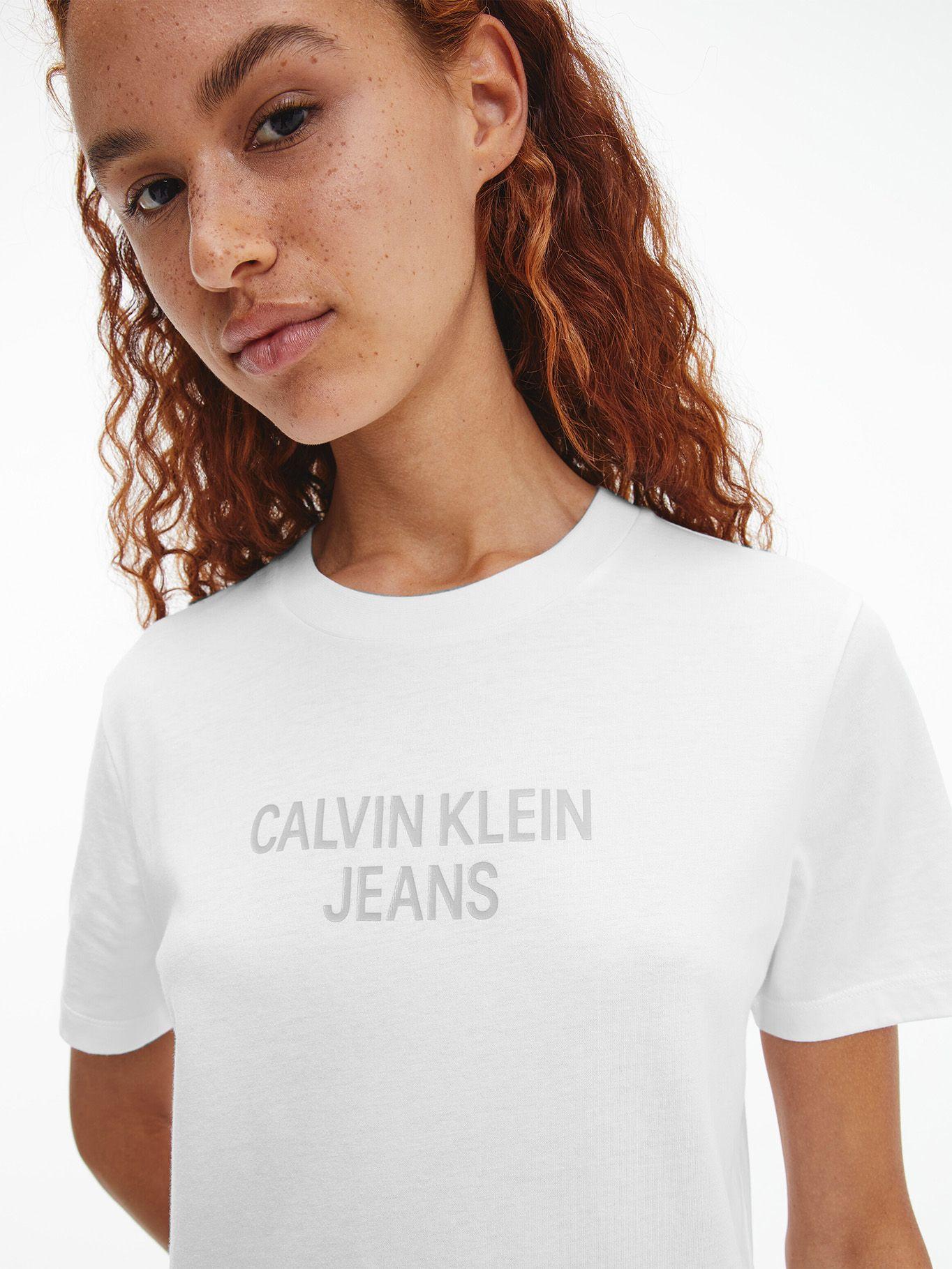 Polera Easy Institutional Blanco Calvin Klein-3