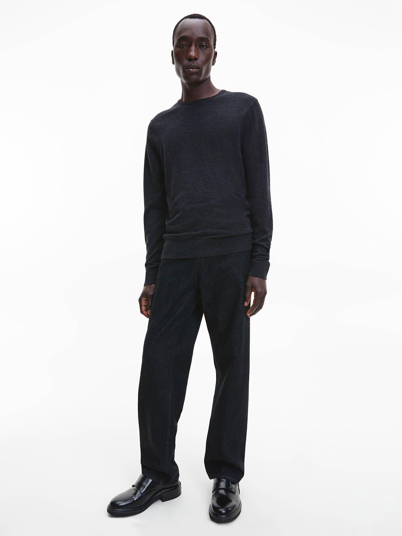 Suéter de lana merino Negro Calvin Klein-1