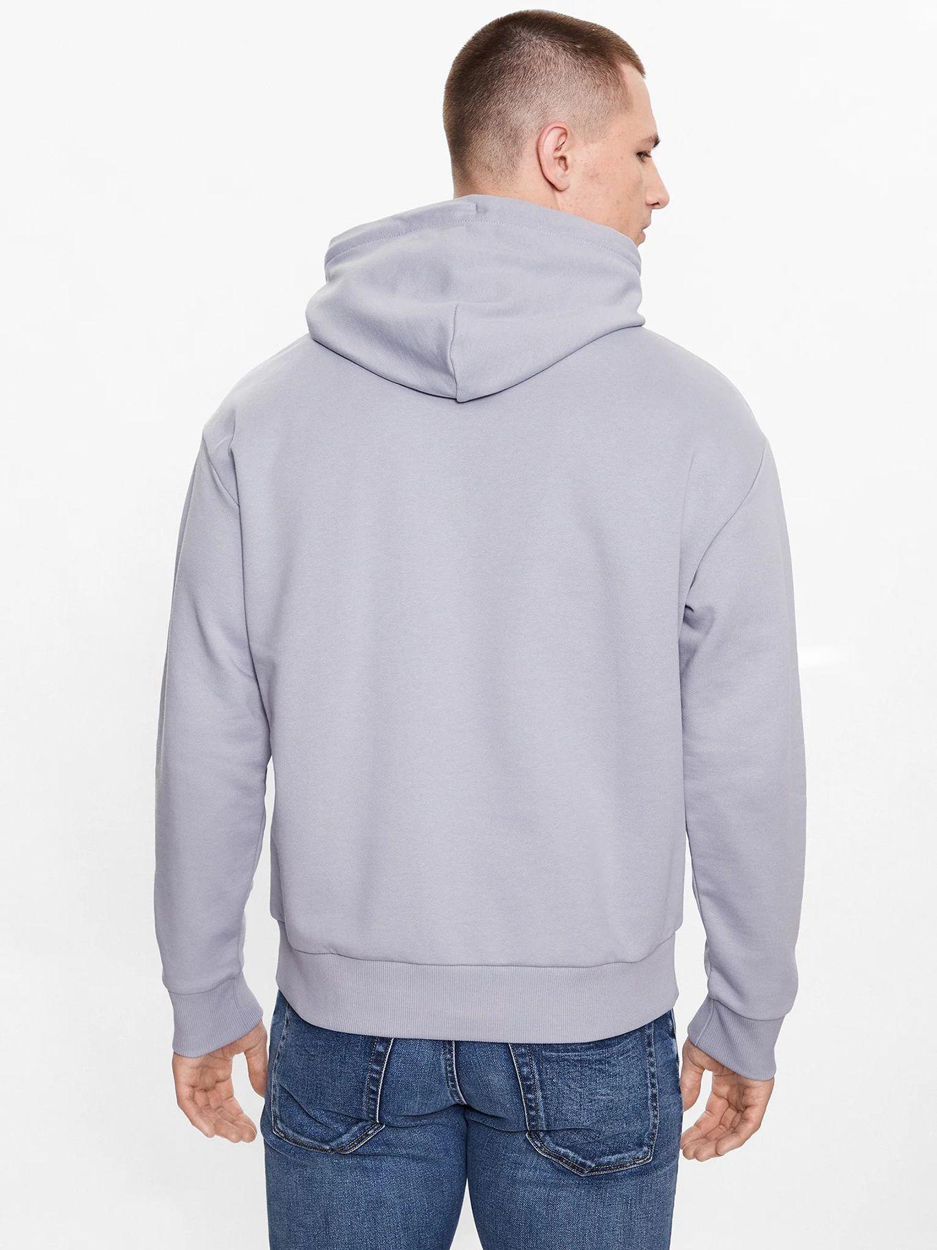 Polerón con Gorro Comfort  Gris Calvin Klein-2