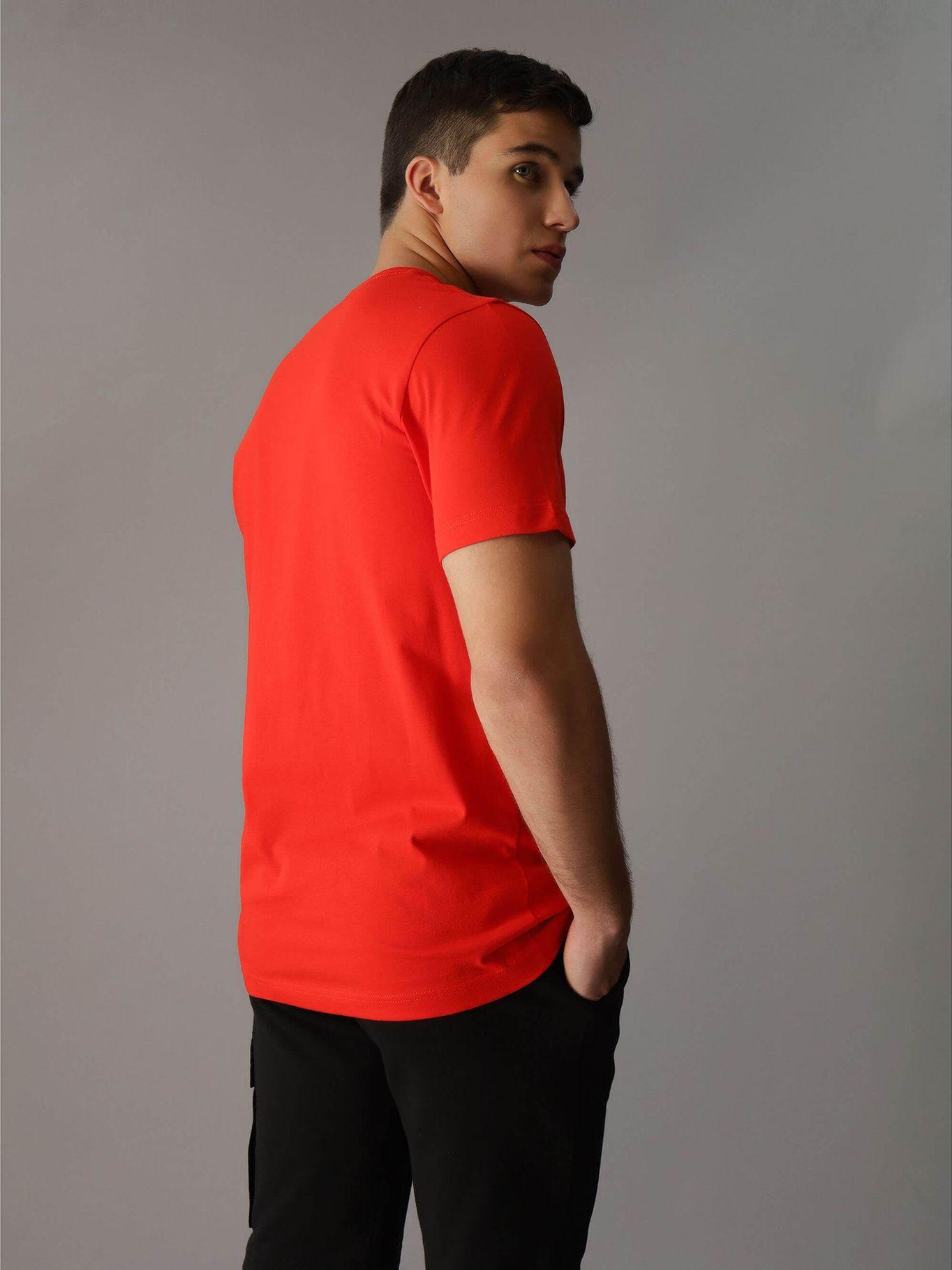 Polera Monologo Regular Rojo Calvin Klein-2