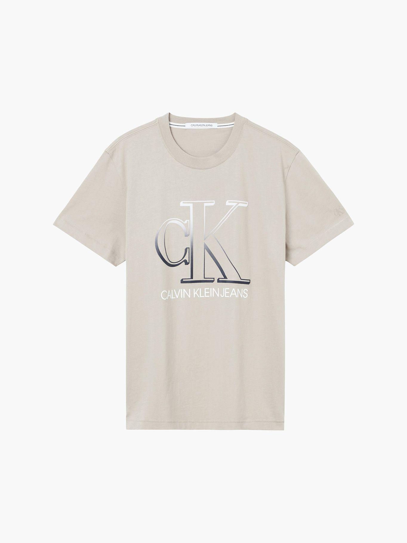 Polera Degrade Monogram Crema Calvin Klein-4