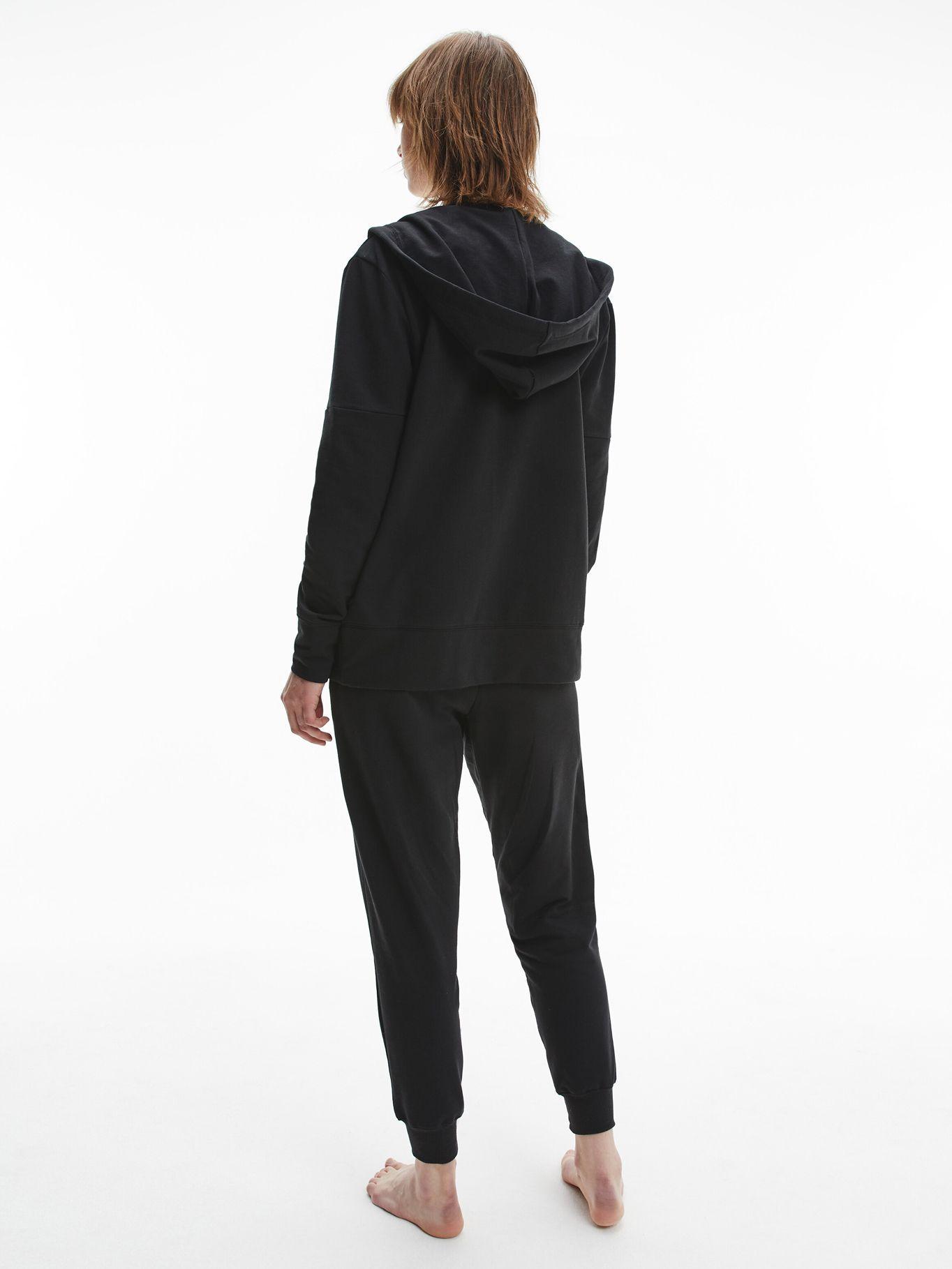 Polerón Pijama Structure Lounge Negro Calvin Klein-2