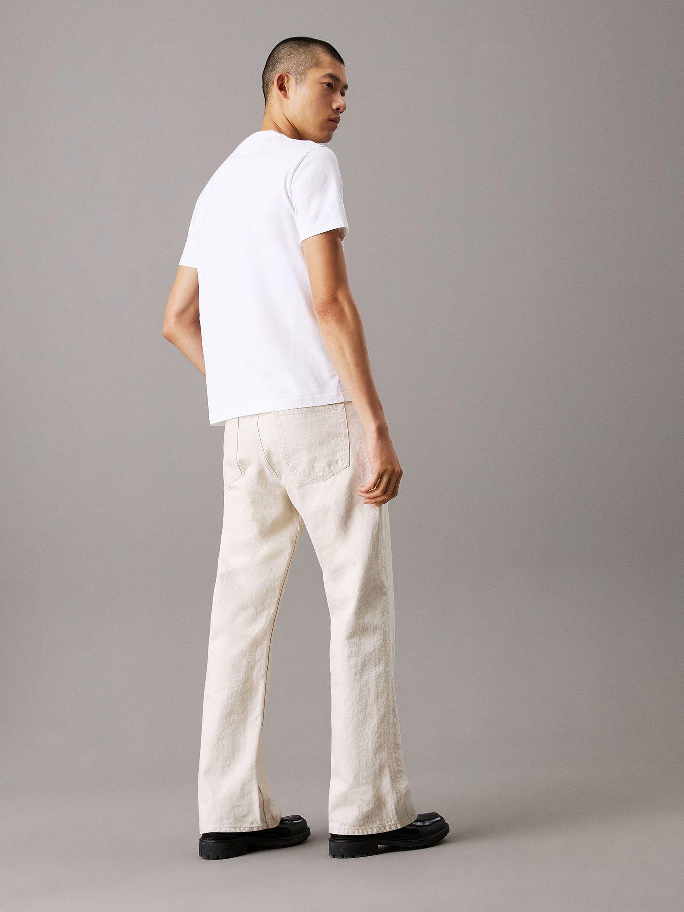 Polera con Monograma Difuminado Blanco Calvin Klein-2