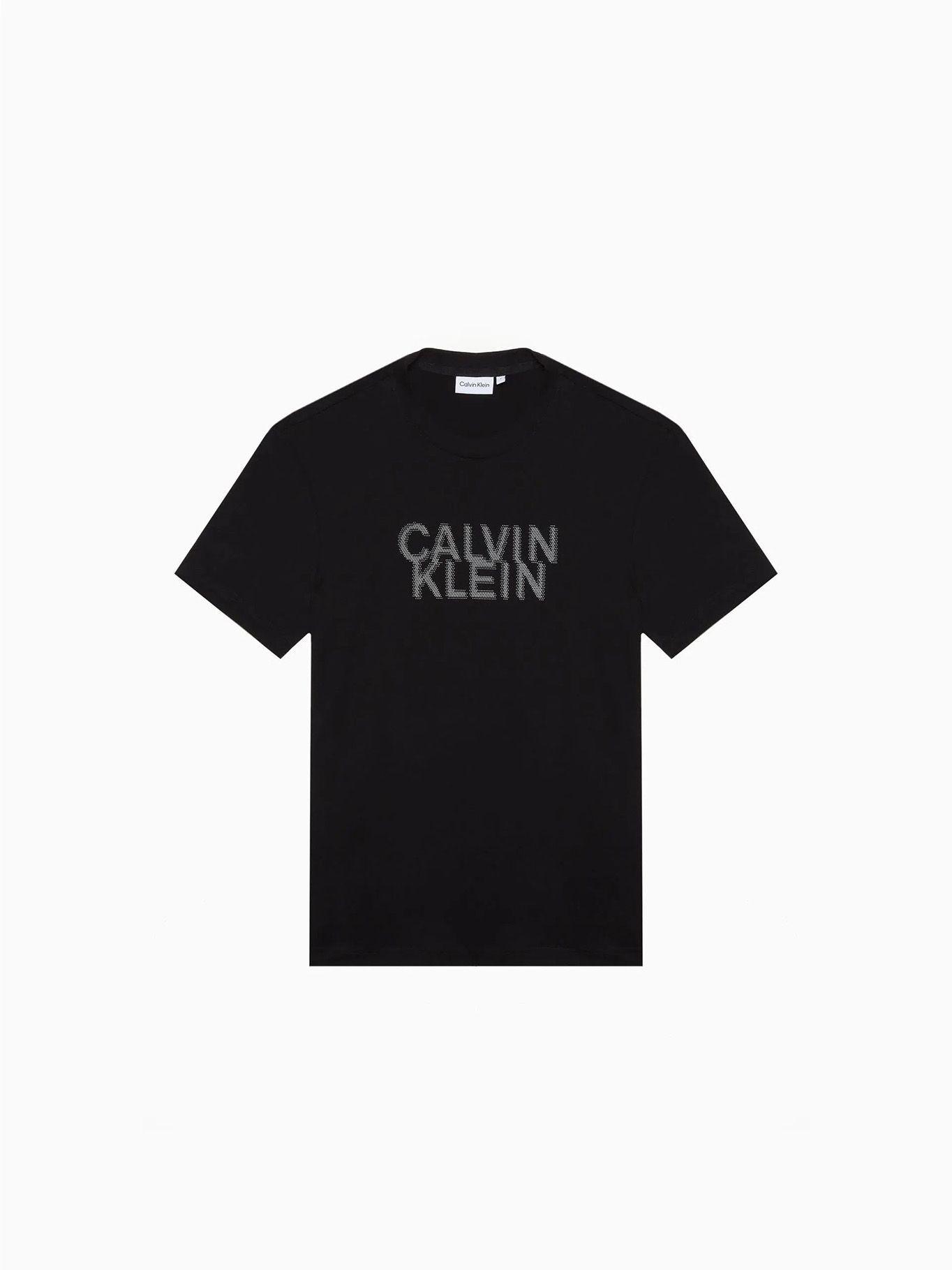 Polera Distorted Logo Negro Calvin Klein-4