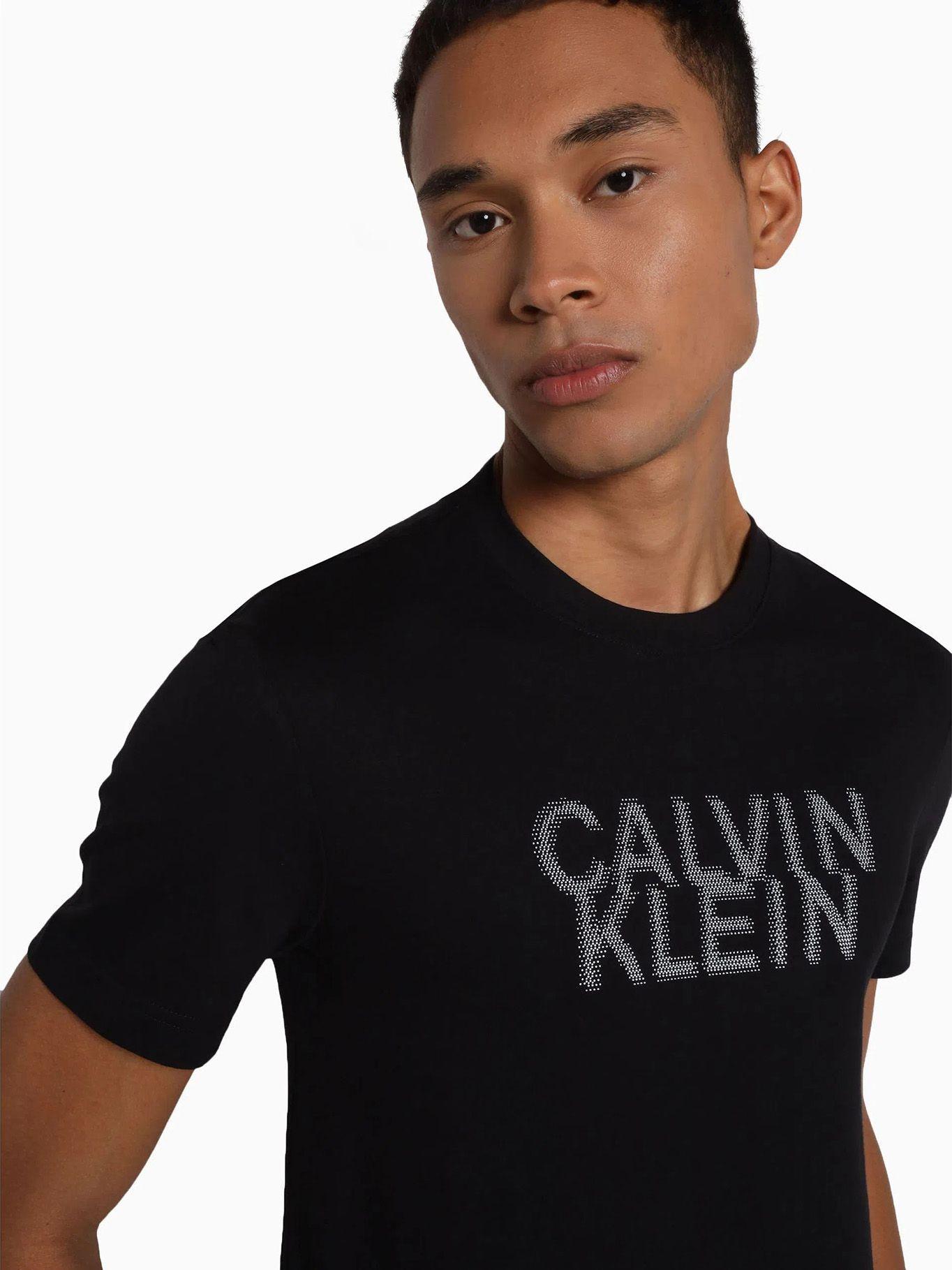 Polera Distorted Logo Negro Calvin Klein-3